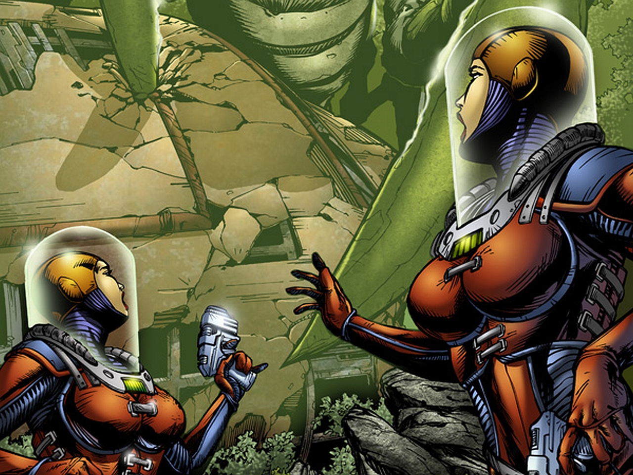 Laden Sie das Krieger, Science Fiction-Bild kostenlos auf Ihren PC-Desktop herunter
