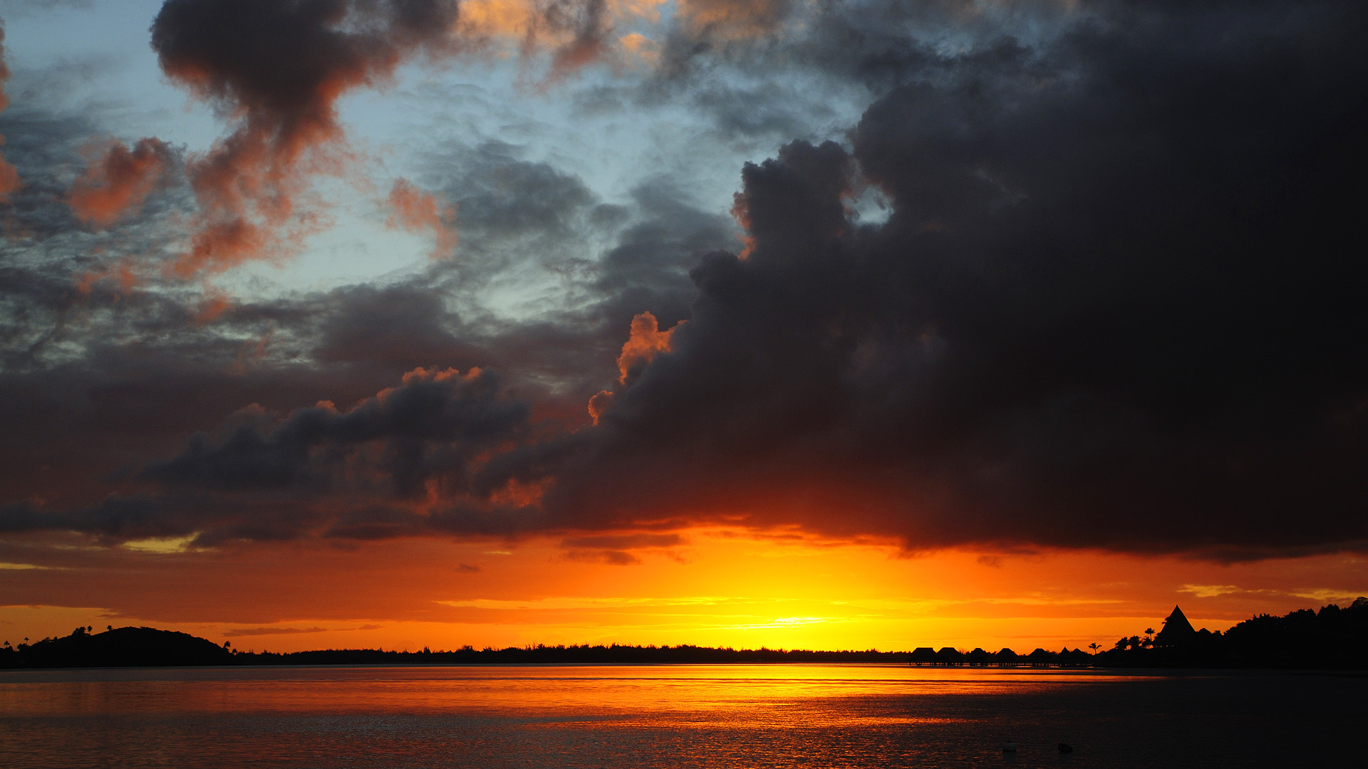 Free download wallpaper Sunset, Sky, Lake, Sunrise, Earth, Cloud, Scenic on your PC desktop