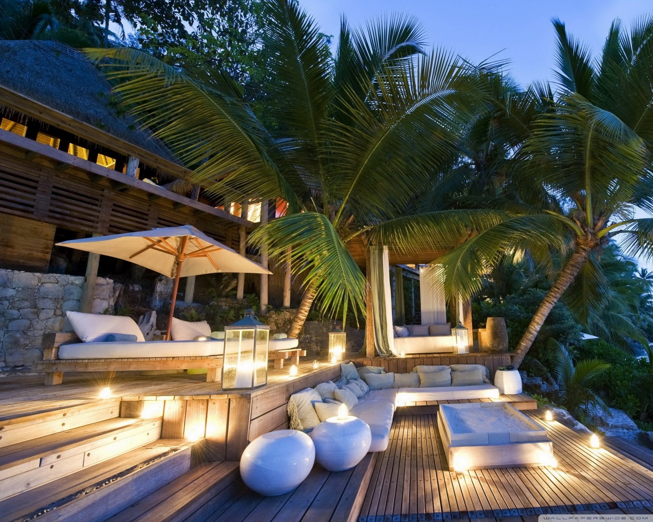 luxury, resort, man made, tropical