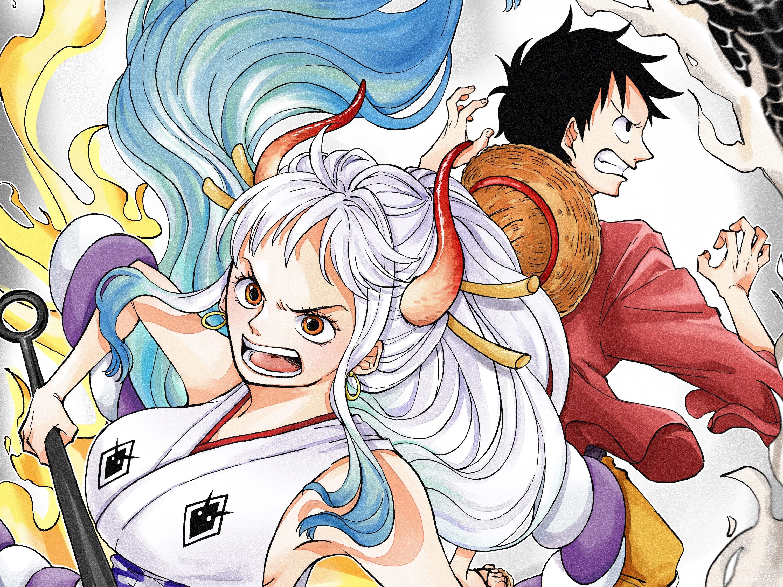 Handy-Wallpaper Animes, One Piece, Affe D Luffy, Yamato (Einteiler) kostenlos herunterladen.