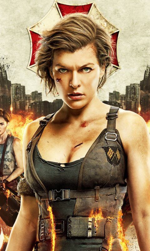Handy-Wallpaper Resident Evil, Milla Jovovich, Filme, Alice (Resident Evil), Resident Evil: The Final Chapter kostenlos herunterladen.