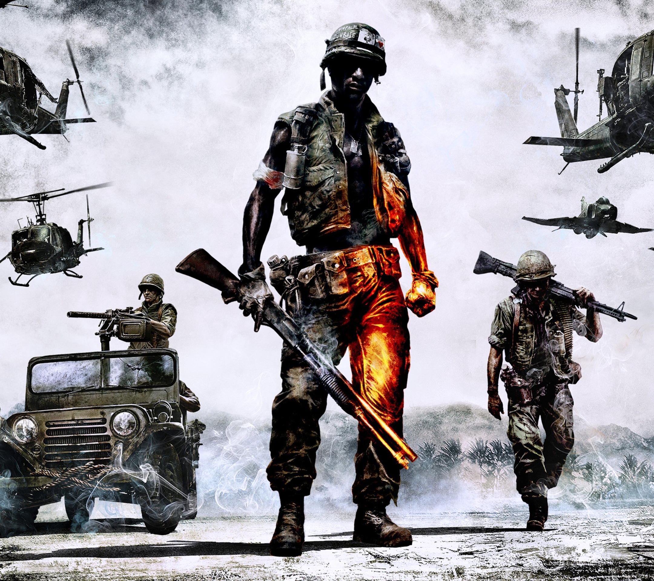 Скачати мобільні шпалери Військовий, Відеогра, Battlefield: Bad Company 2, Поле Битви безкоштовно.