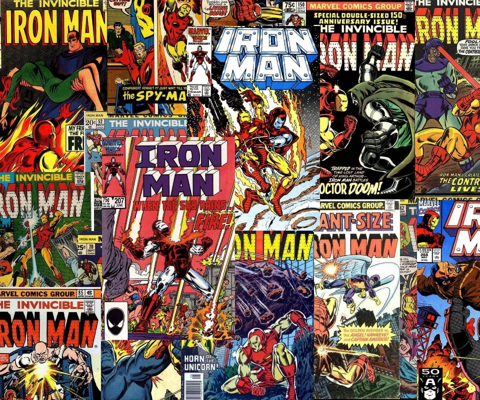 Handy-Wallpaper Iron Man, Comics, Superheld kostenlos herunterladen.