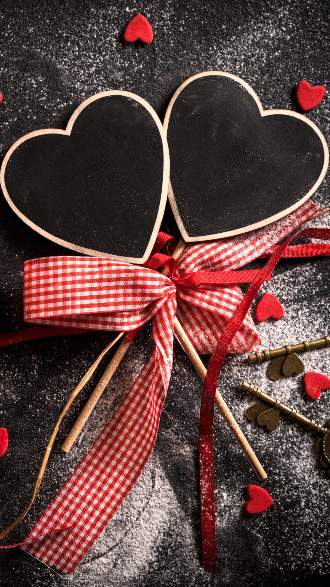 Download mobile wallpaper Valentine's Day, Love, Coffee, Holiday, Heart, Ribbon for free.