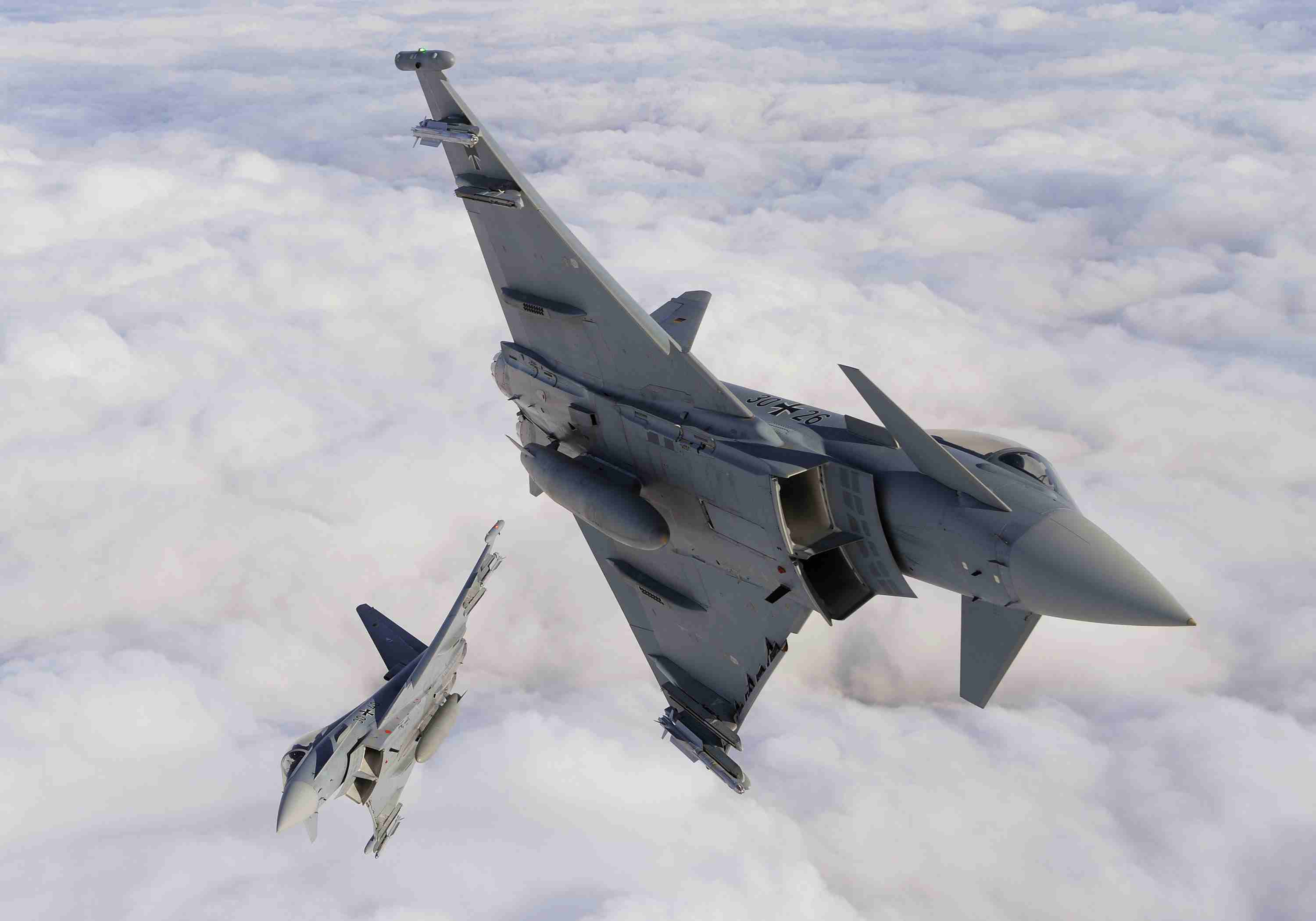 military, eurofighter typhoon, jet fighters