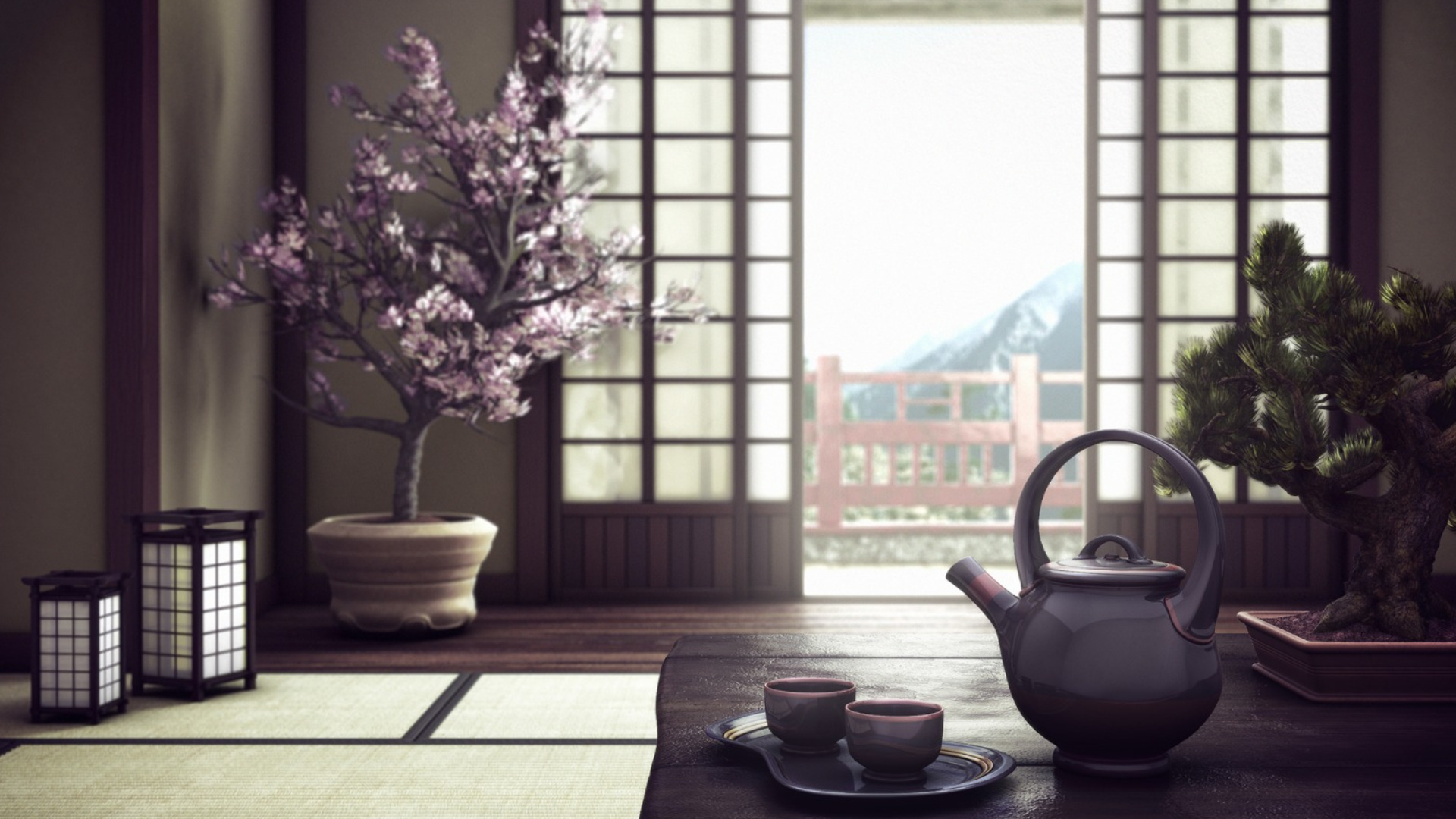 Free download wallpaper Room, Artistic, Oriental on your PC desktop