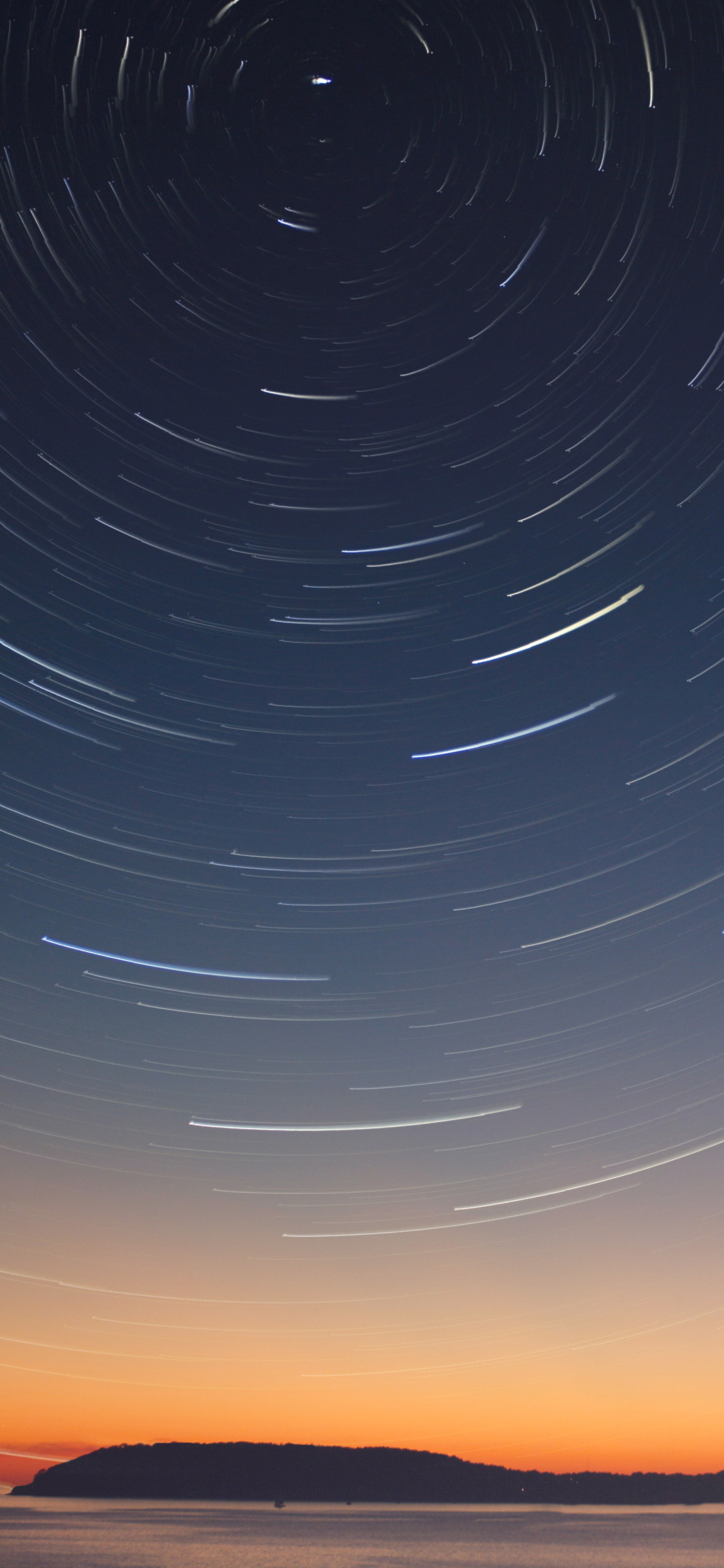 star trail, earth, nature, night, sky
