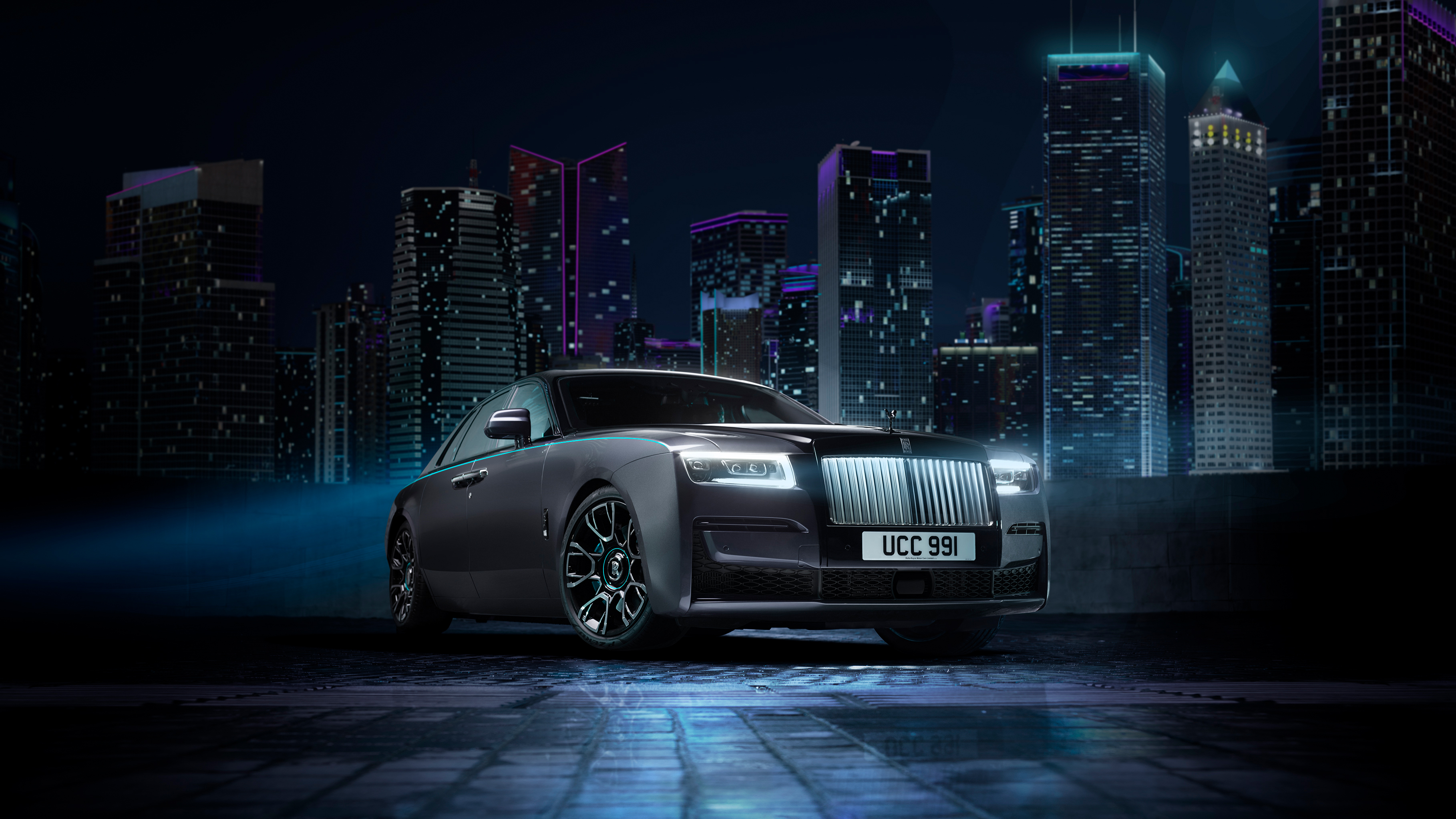 Meilleurs fonds d'écran Rolls Royce Black Badge Fantôme pour l'écran du téléphone