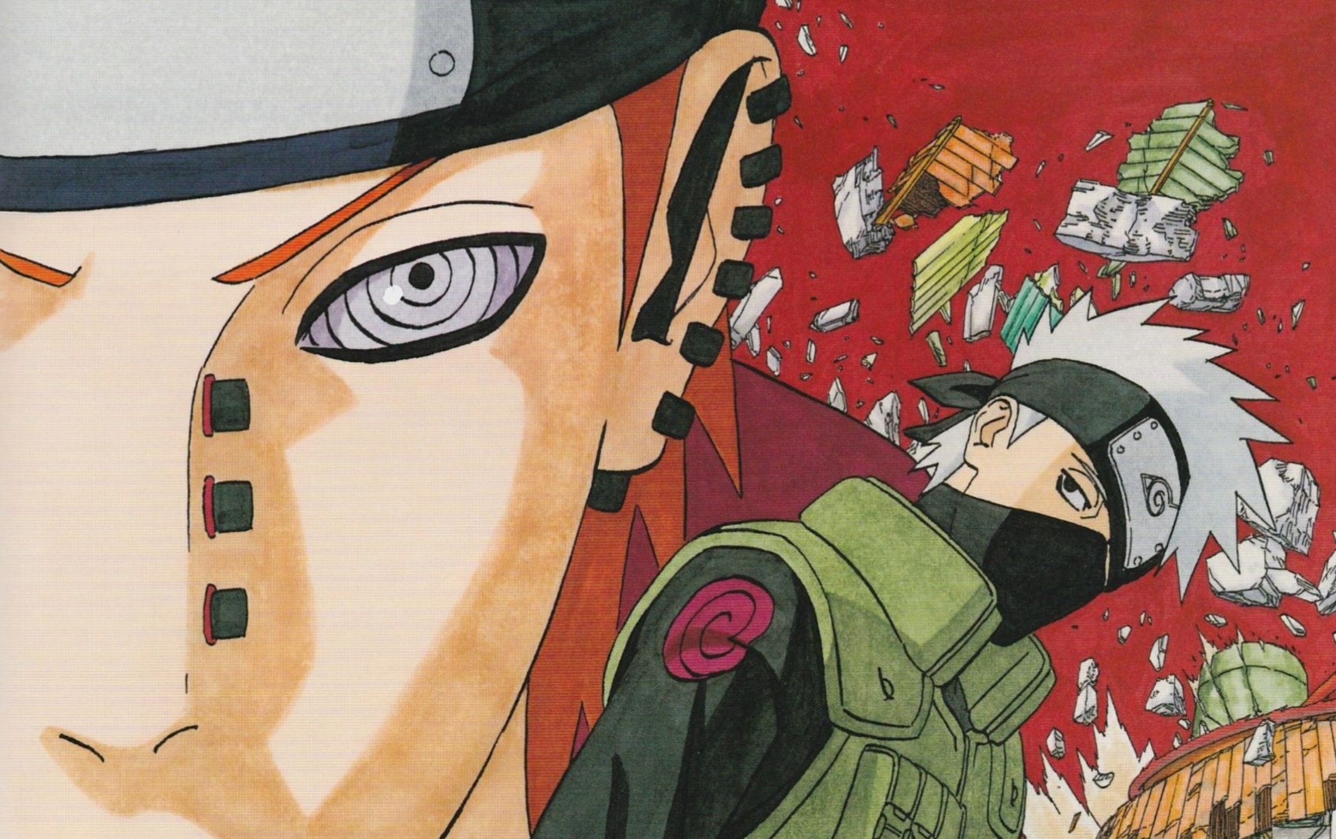 Download mobile wallpaper Anime, Naruto, Pain (Naruto), Kakashi Hatake for free.