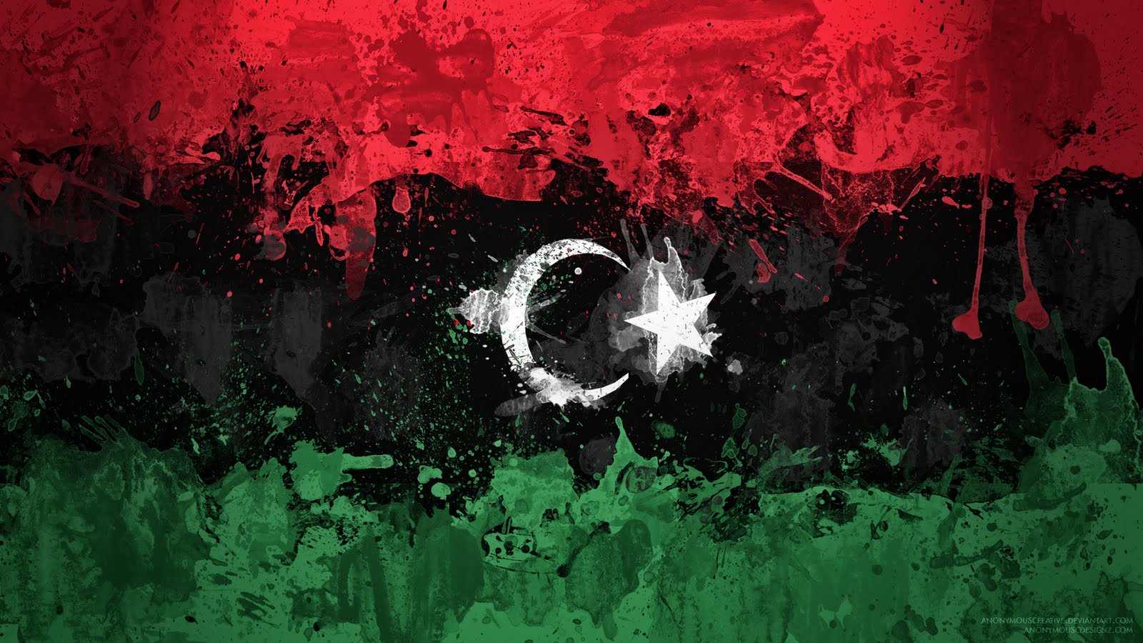 Free download wallpaper Flags, Misc, Flag Of Libya on your PC desktop