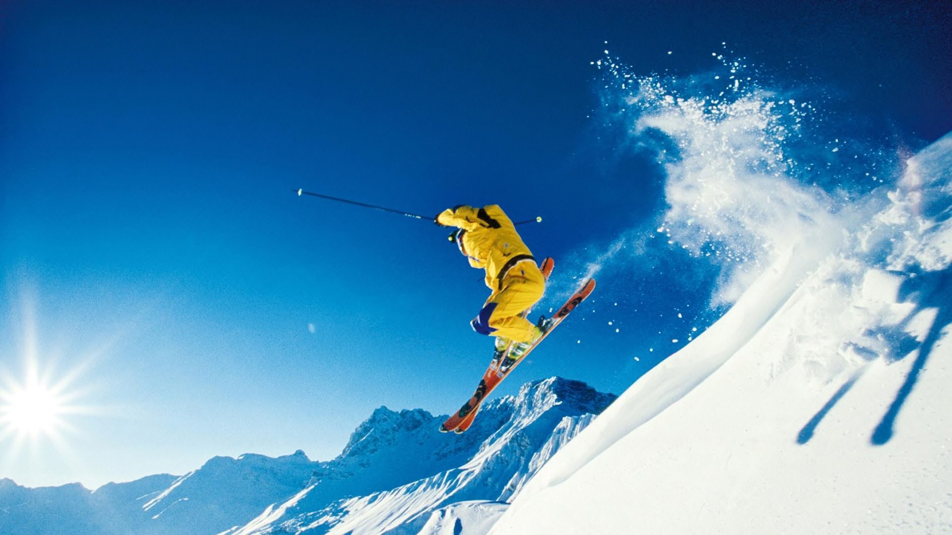 618861 Hintergrundbild herunterladen sport, skifahren - Bildschirmschoner und Bilder kostenlos