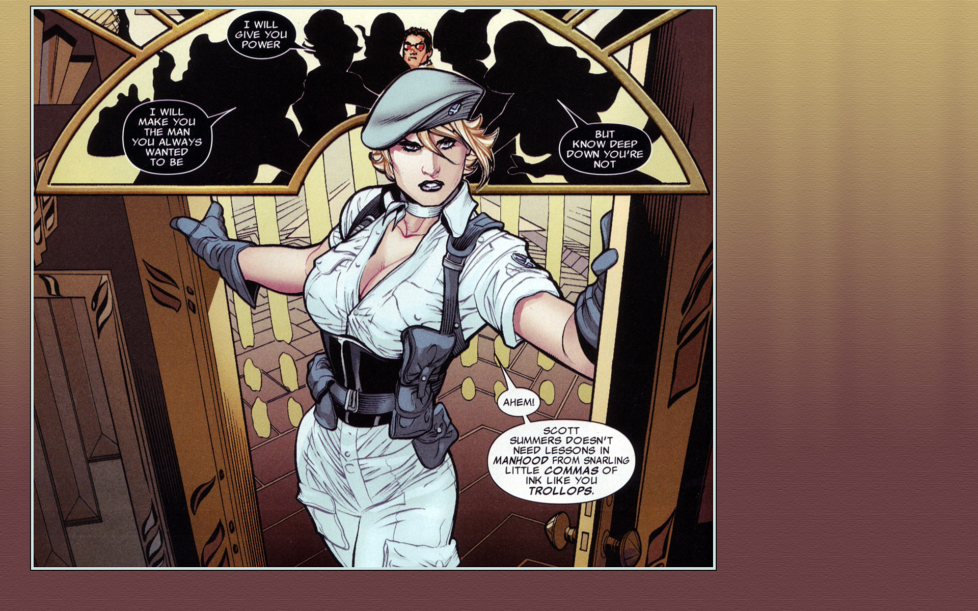 Free download wallpaper Comics, Emma Frost on your PC desktop