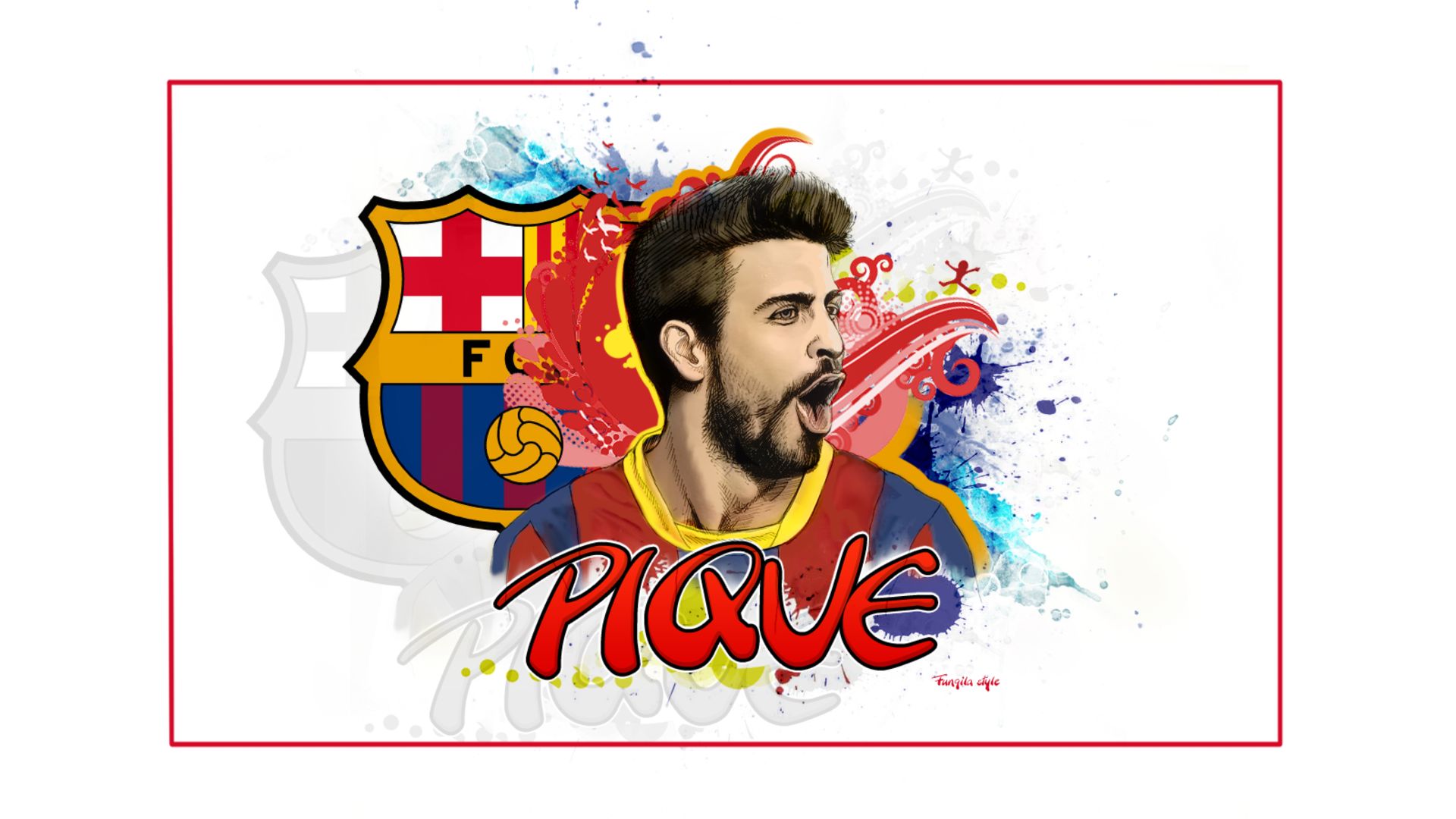 Download mobile wallpaper Sports, Soccer, Fc Barcelona, Gerard Piqué for free.