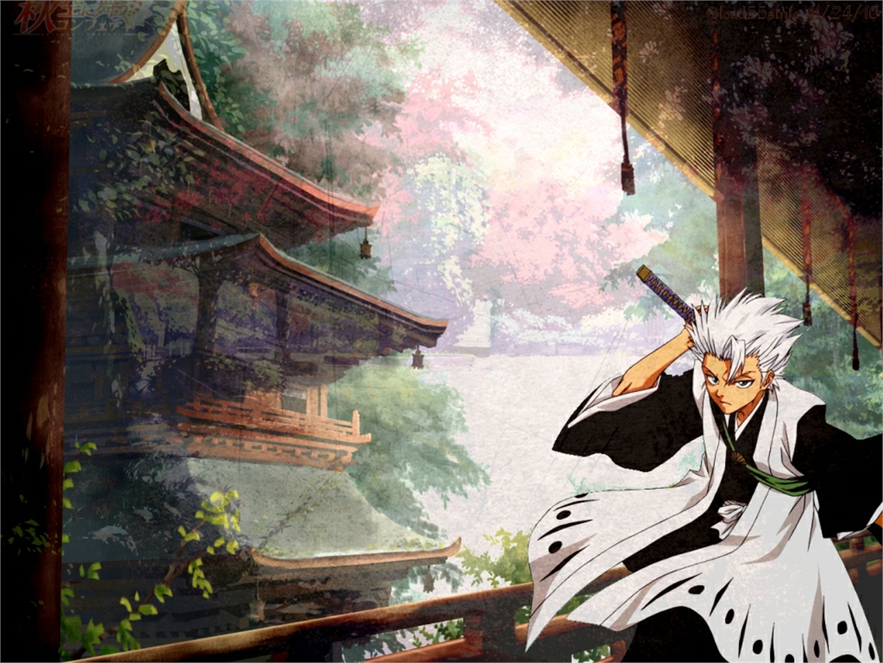 Handy-Wallpaper Bleach, Animes, Tōshirō Hitsugaya kostenlos herunterladen.