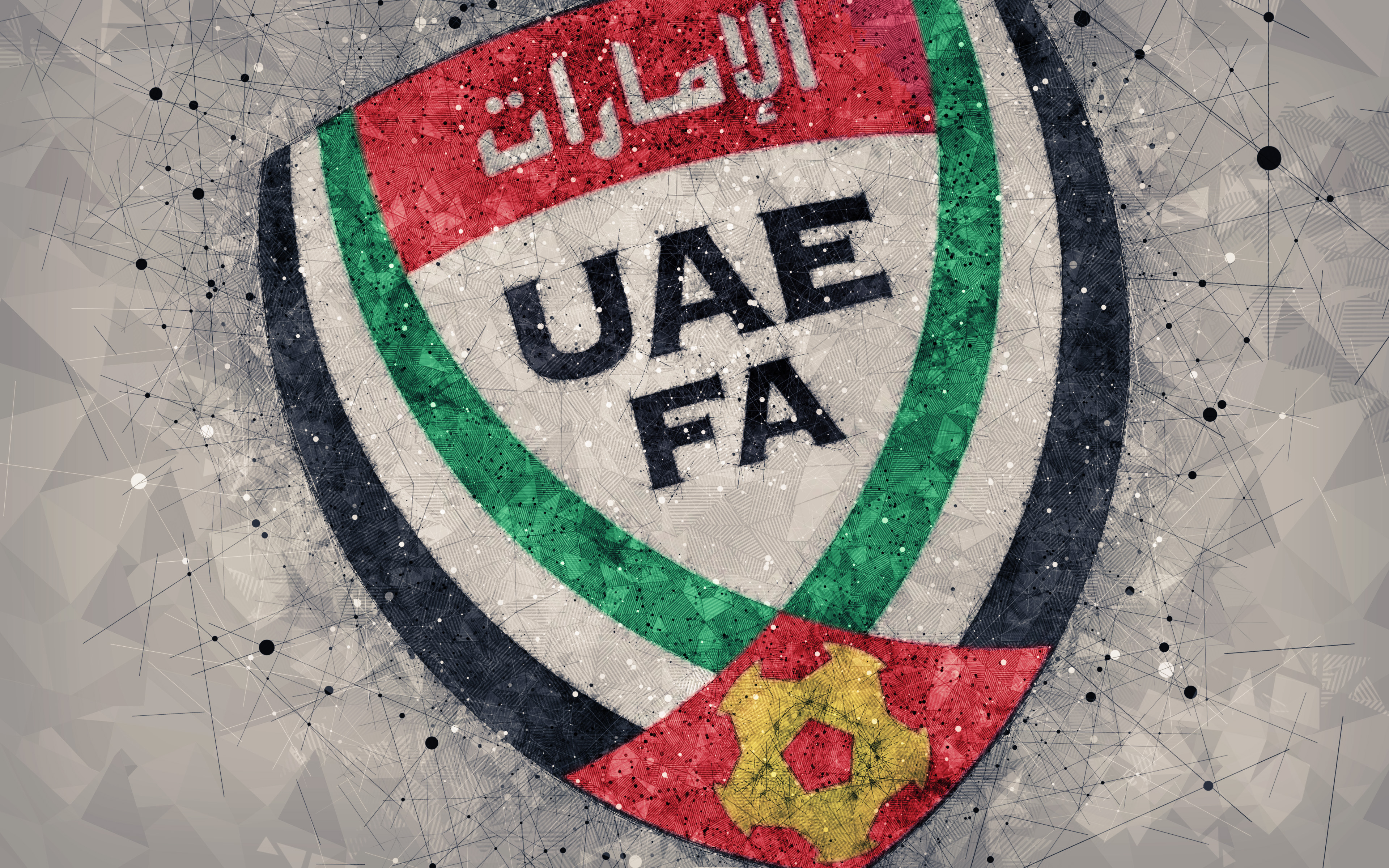 Téléchargez gratuitement l'image Logo, Des Sports, Émirats Arabes Unis, Emblème, Football, Équipe Nationale De Football Des Émirats Arabes Unis sur le bureau de votre PC