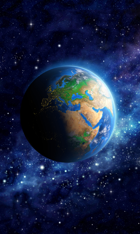 Download mobile wallpaper Earth, From Space for free.