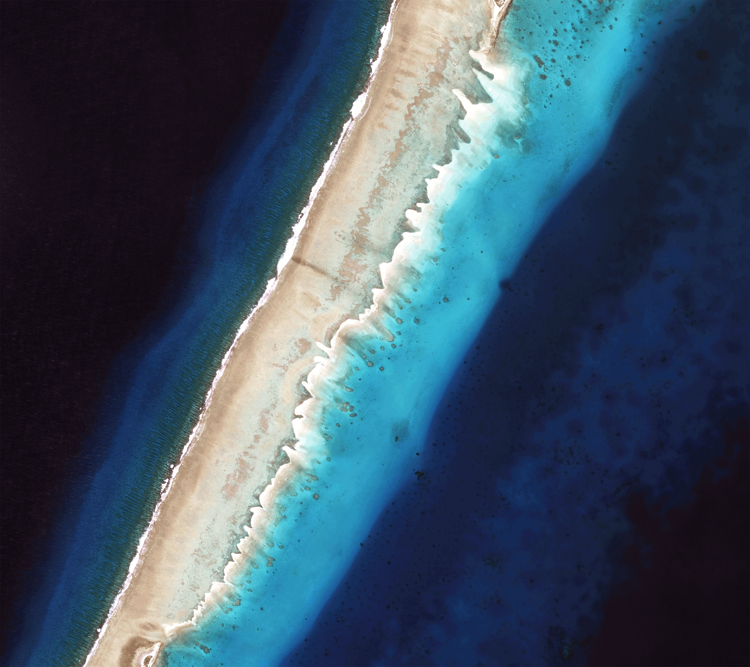Download mobile wallpaper Beach, Ocean, Earth, Aerial for free.