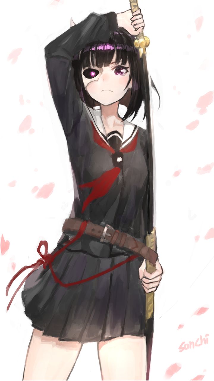 Download mobile wallpaper Anime, Armed Girl's Machiavellism, Rin Onigawara for free.