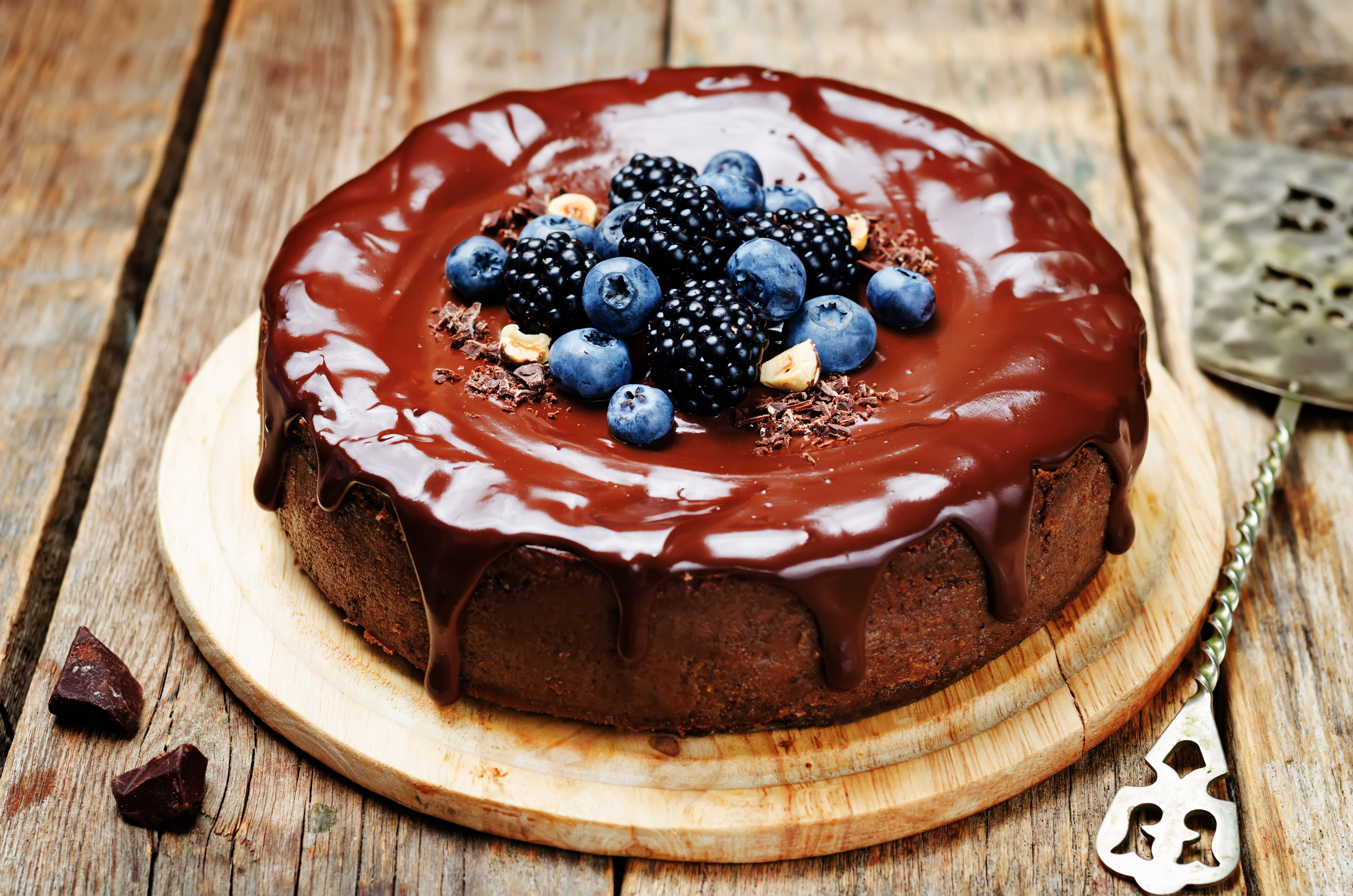 Free download wallpaper Food, Chocolate, Blueberry, Blackberry, Cake, Berry, Fruit, Pastry on your PC desktop