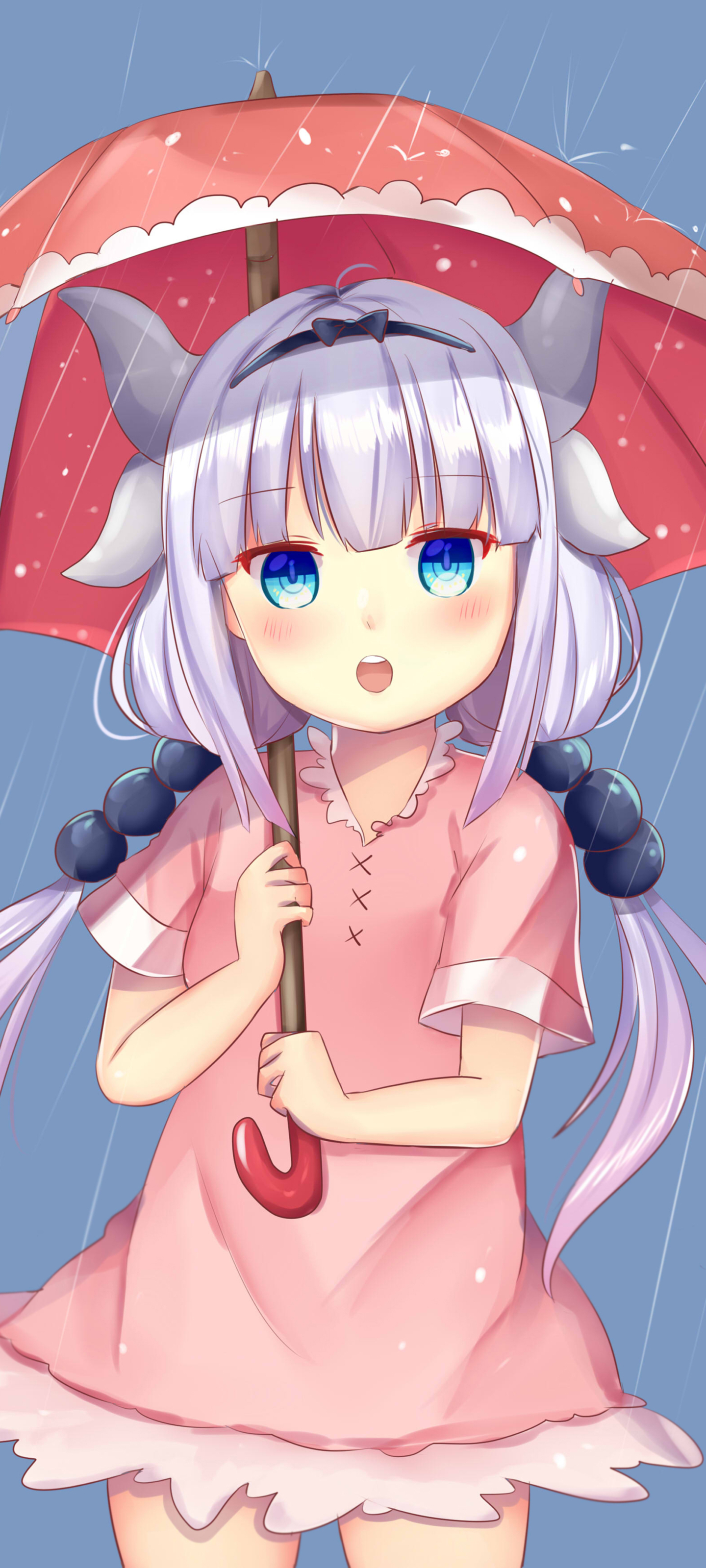 Handy-Wallpaper Animes, Kobayashi San Chi No Maid Dragon, Kanna Kamui kostenlos herunterladen.