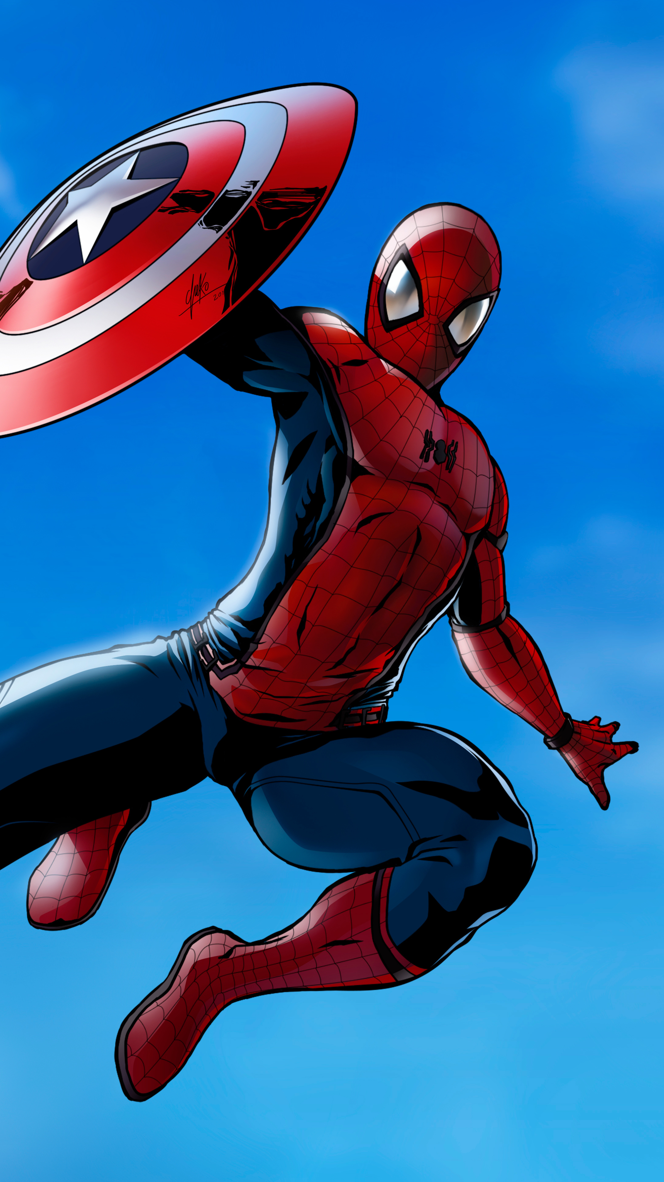 Handy-Wallpaper Captain America, Filme, Spider Man, The First Avenger: Civil War kostenlos herunterladen.