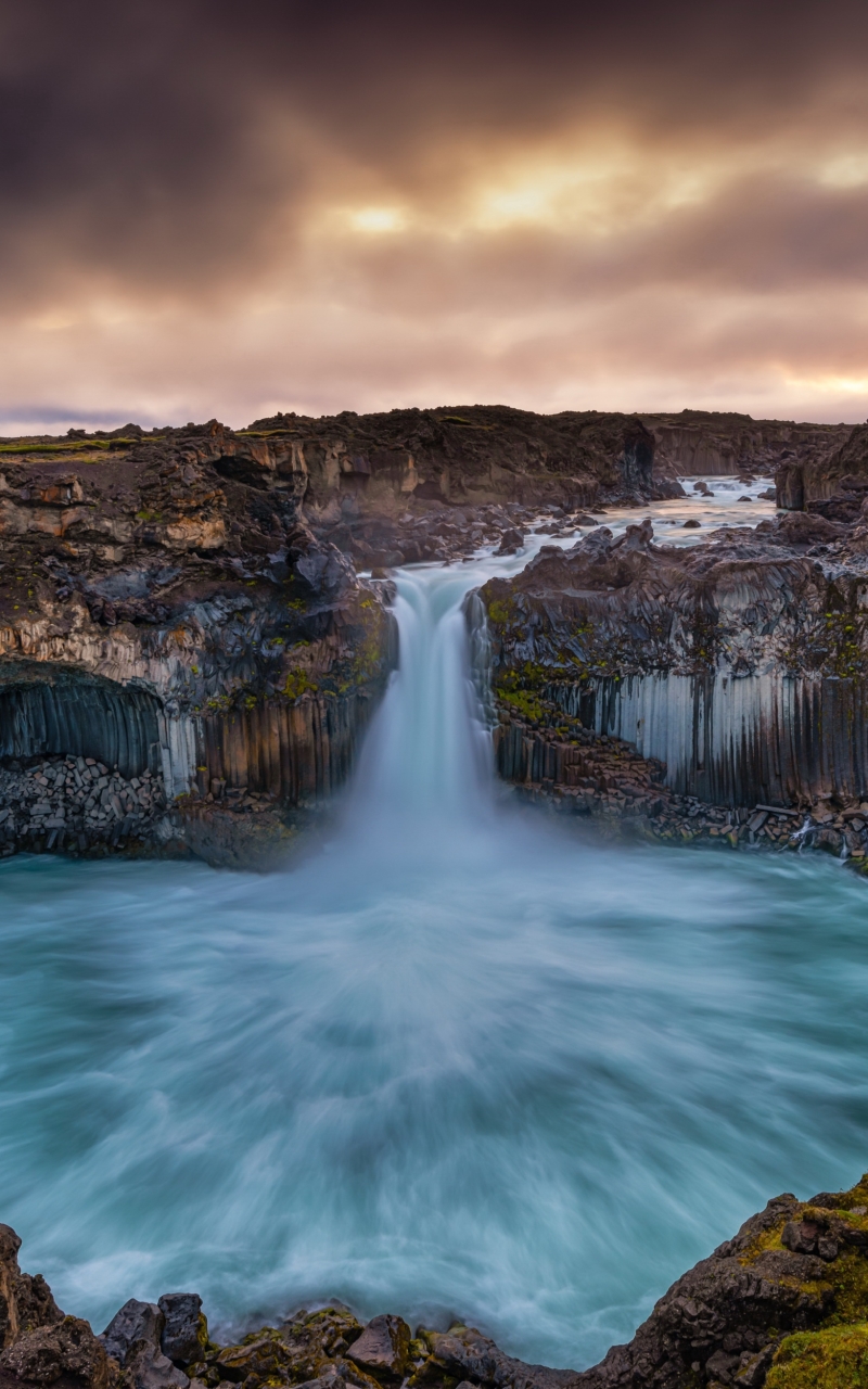 Descarga gratuita de fondo de pantalla para móvil de Naturaleza, Cascadas, Cascada, Nube, Tierra/naturaleza.