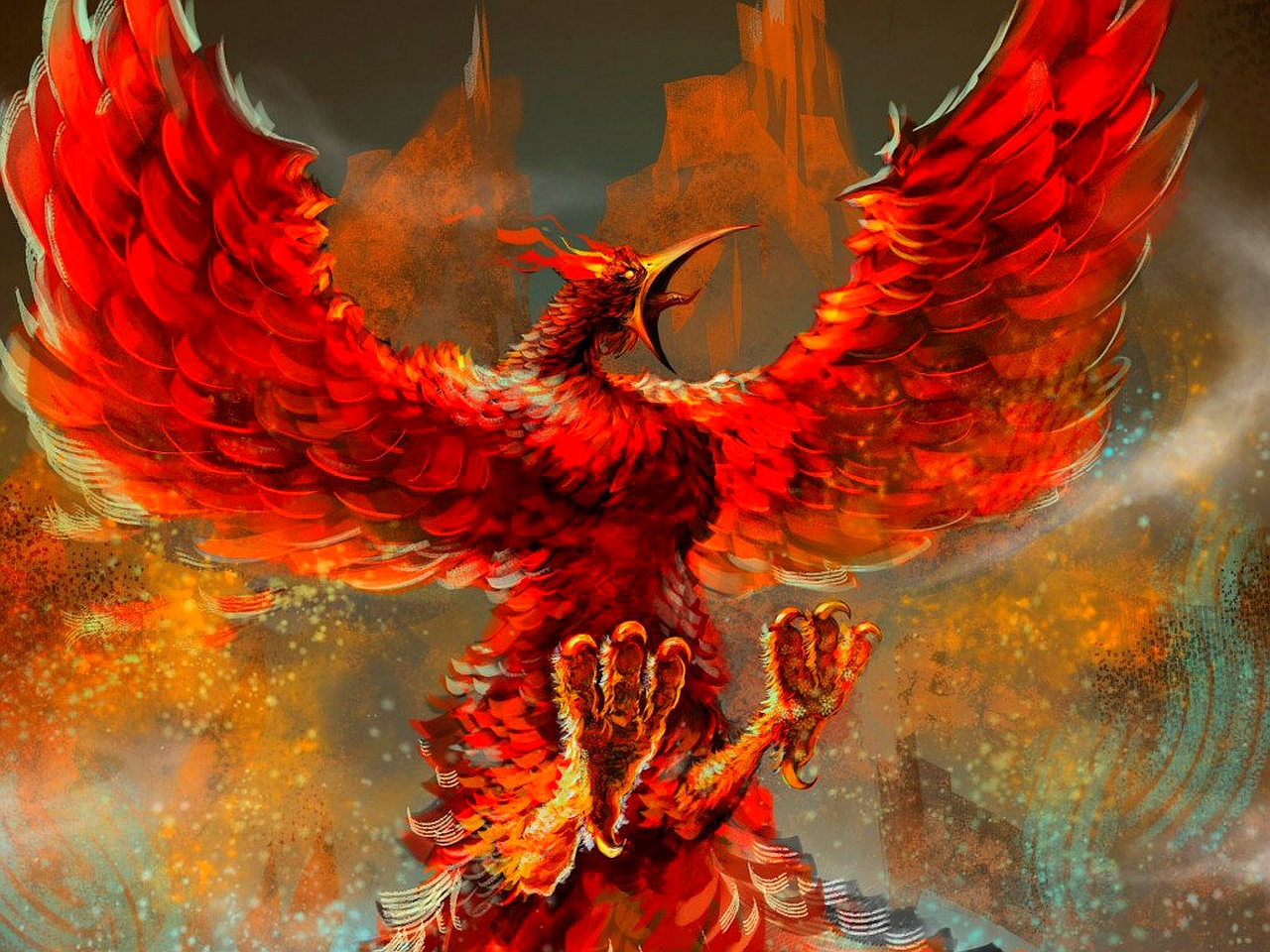 Free download wallpaper Fantasy, Phoenix on your PC desktop