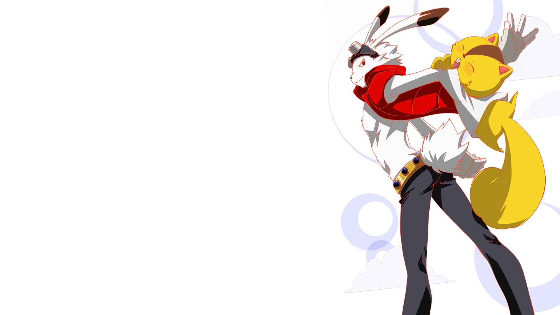 Laden Sie das Kaninchen, Männer, Anime-Bild kostenlos auf Ihren PC-Desktop herunter