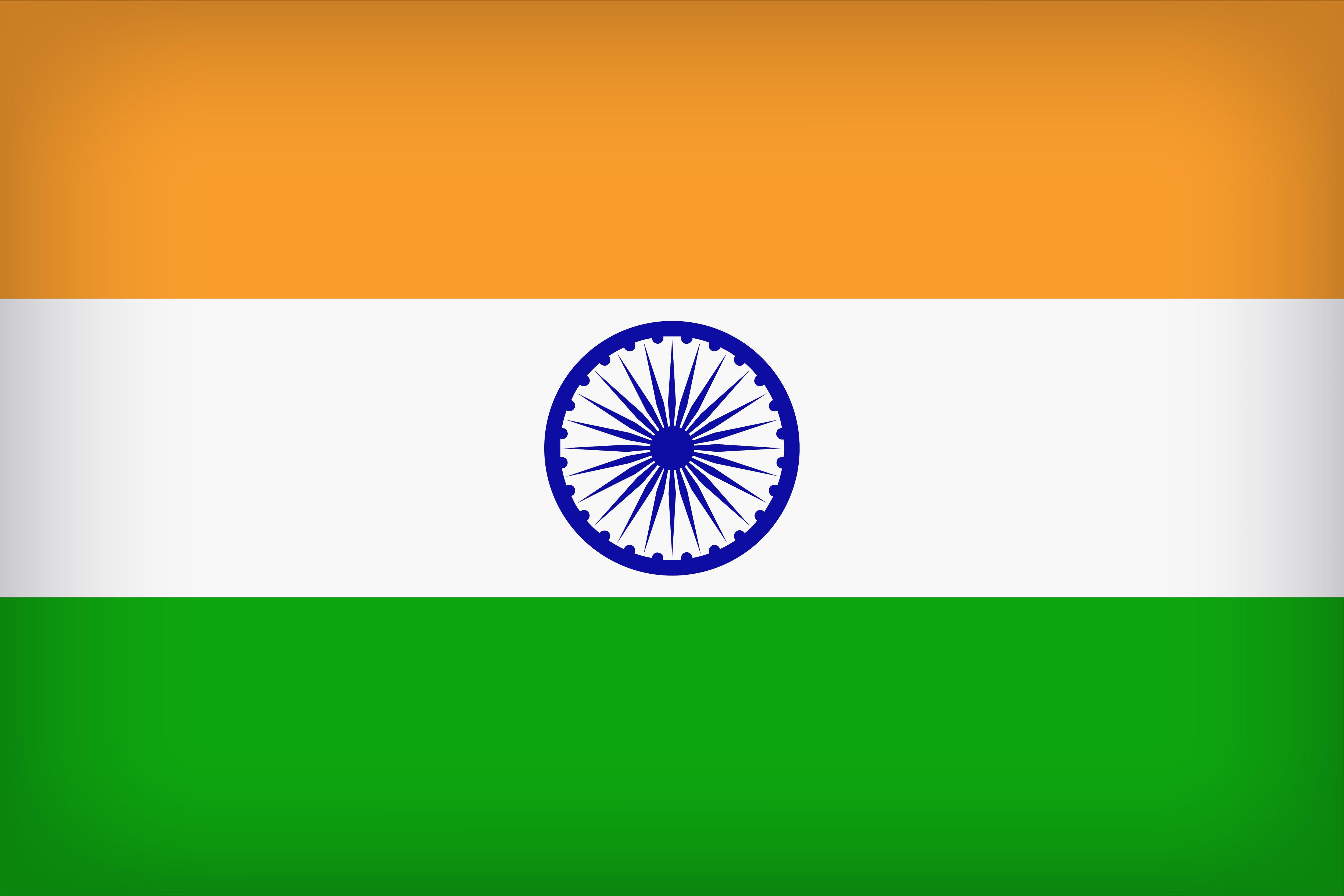 Скачать обои Флаг Индии на телефон бесплатно