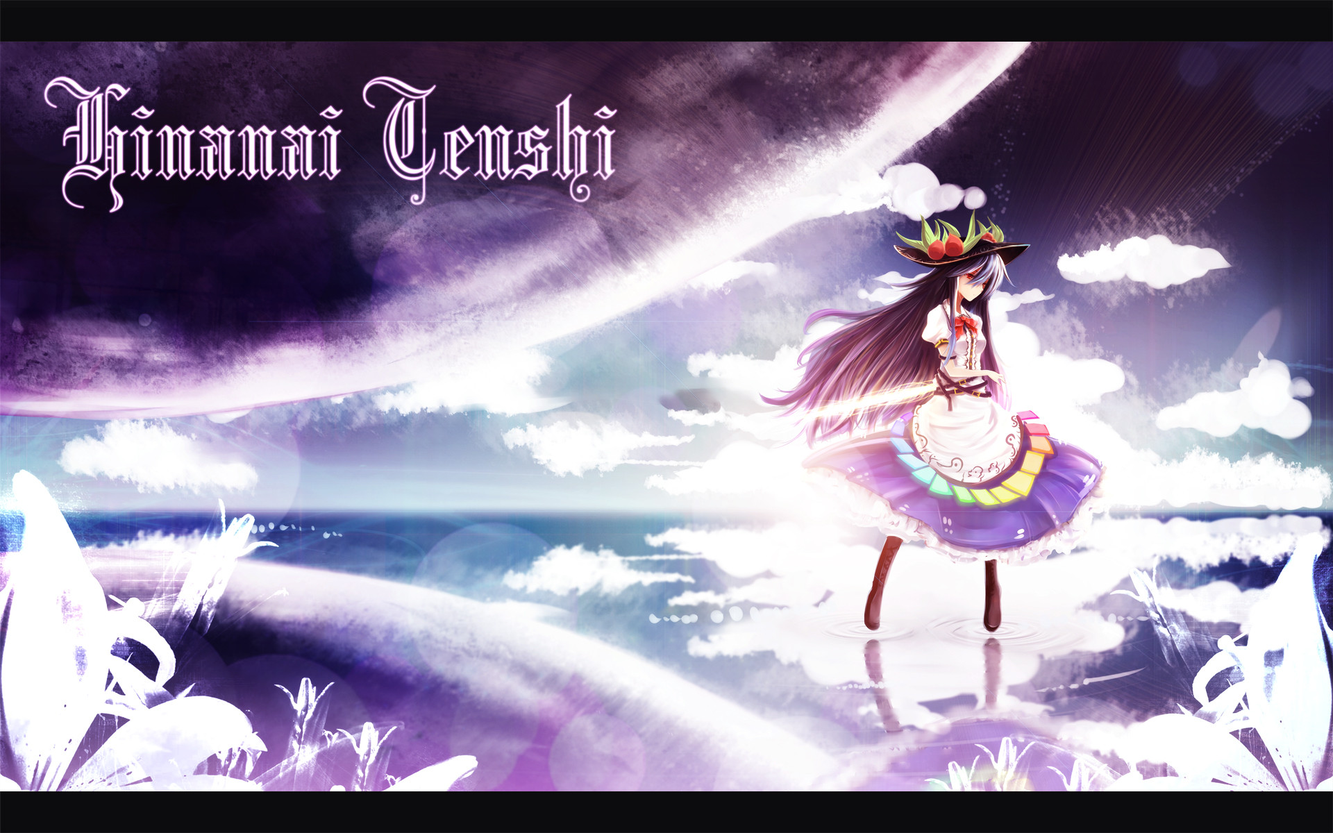 Free download wallpaper Anime, Touhou, Tenshi Hinanawi on your PC desktop