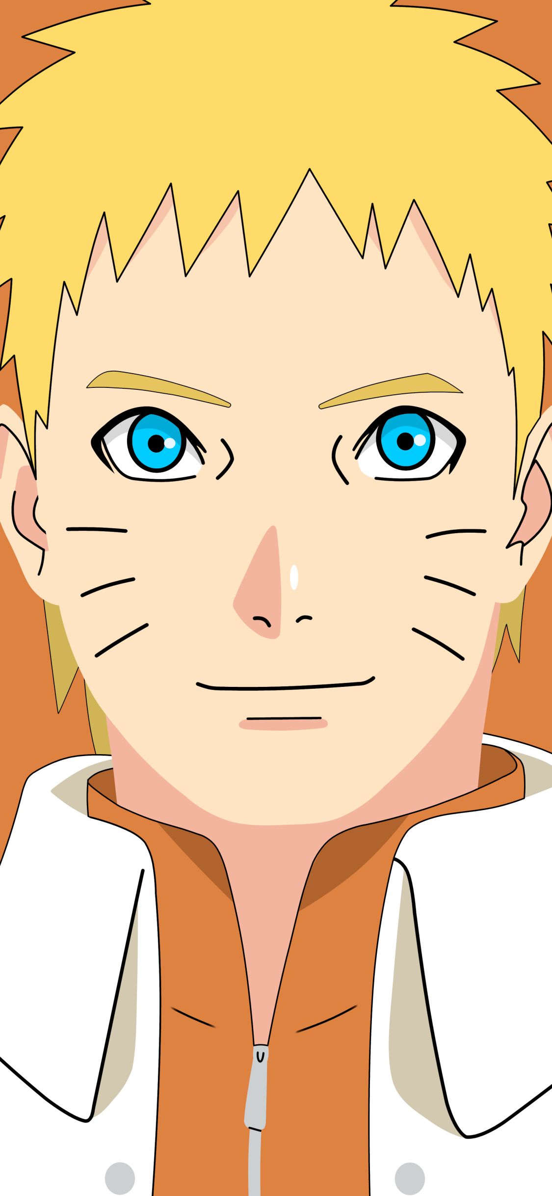 Download mobile wallpaper Anime, Naruto, Blue Eyes, Minimalist, Naruto Uzumaki, Hokage (Naruto), Boruto, Boruto (Anime), Boruto: Naruto Next Generations for free.