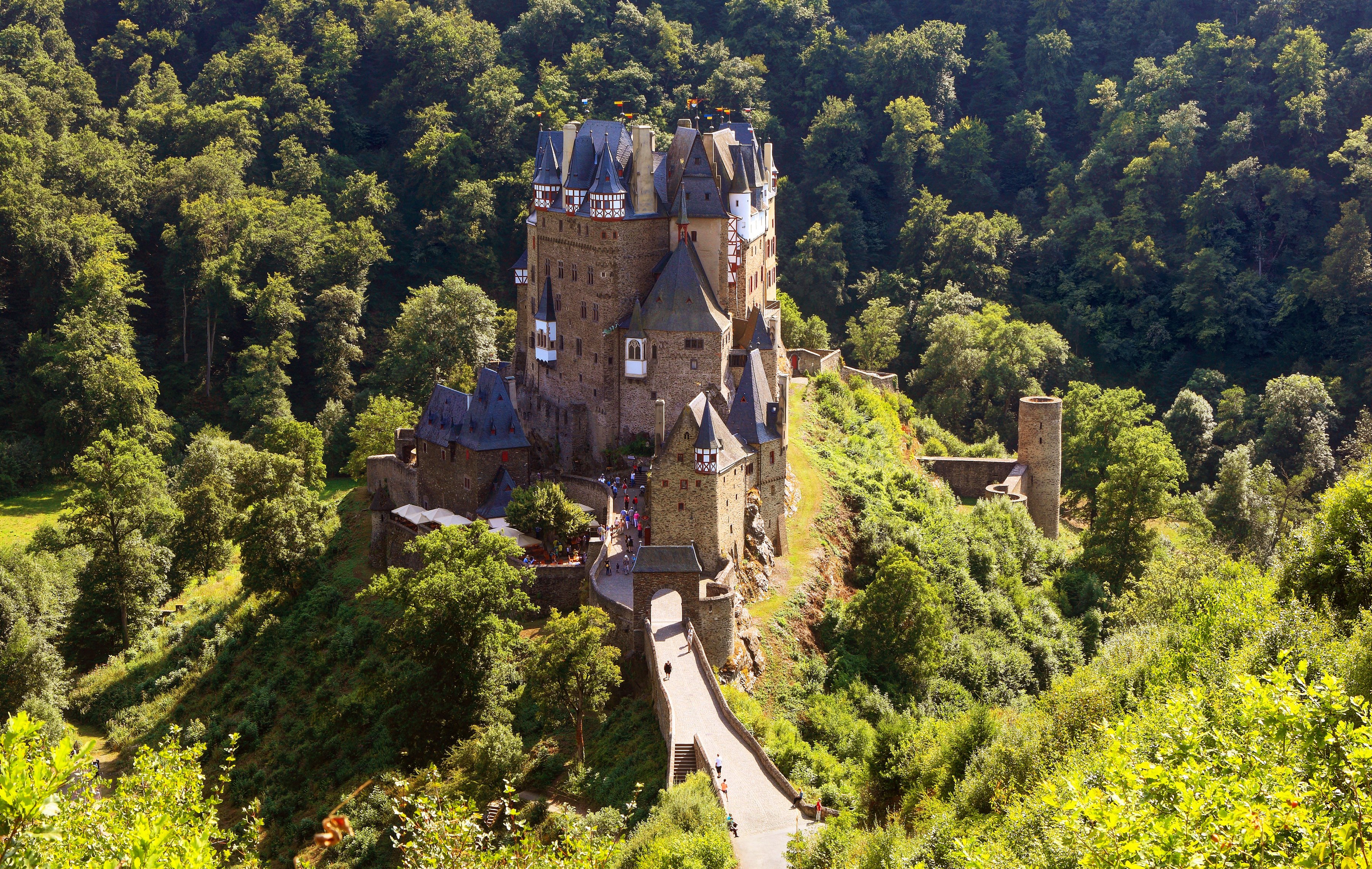 454018 завантажити картинку створено людиною, замок ельц, замок, німеччина, замки - шпалери і заставки безкоштовно