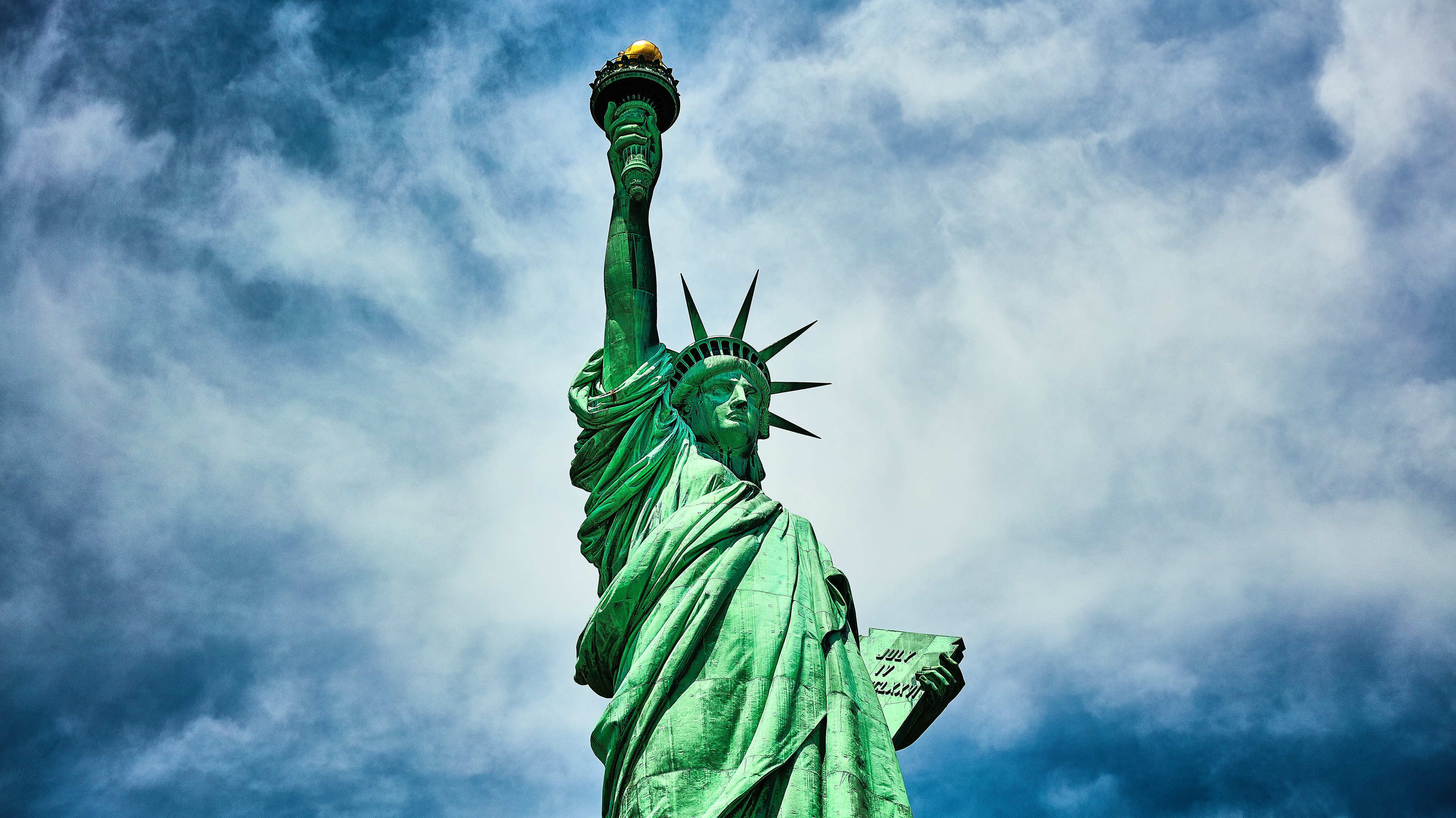 817382 скачать обои статуя свободы, нью йорк, сделано человеком, небо - заставки и картинки бесплатно