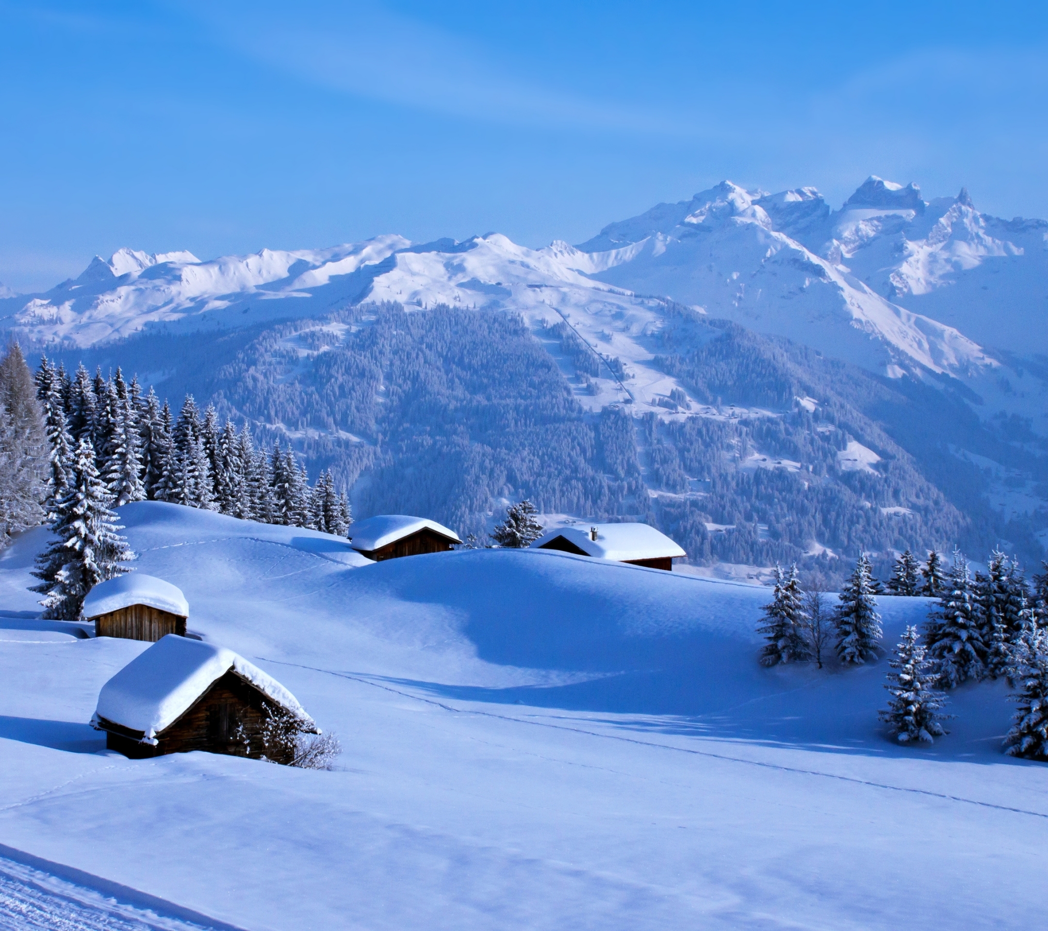 Descarga gratis la imagen Paisaje, Invierno, Naturaleza, Nieve, Montaña, Campo, Fotografía en el escritorio de tu PC