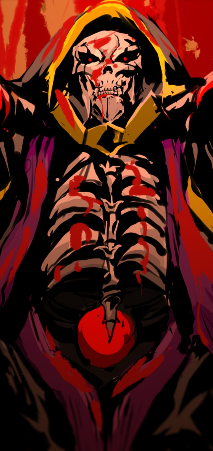 Descarga gratuita de fondo de pantalla para móvil de Señor, Animado, Vestido De Ainz Ooal.