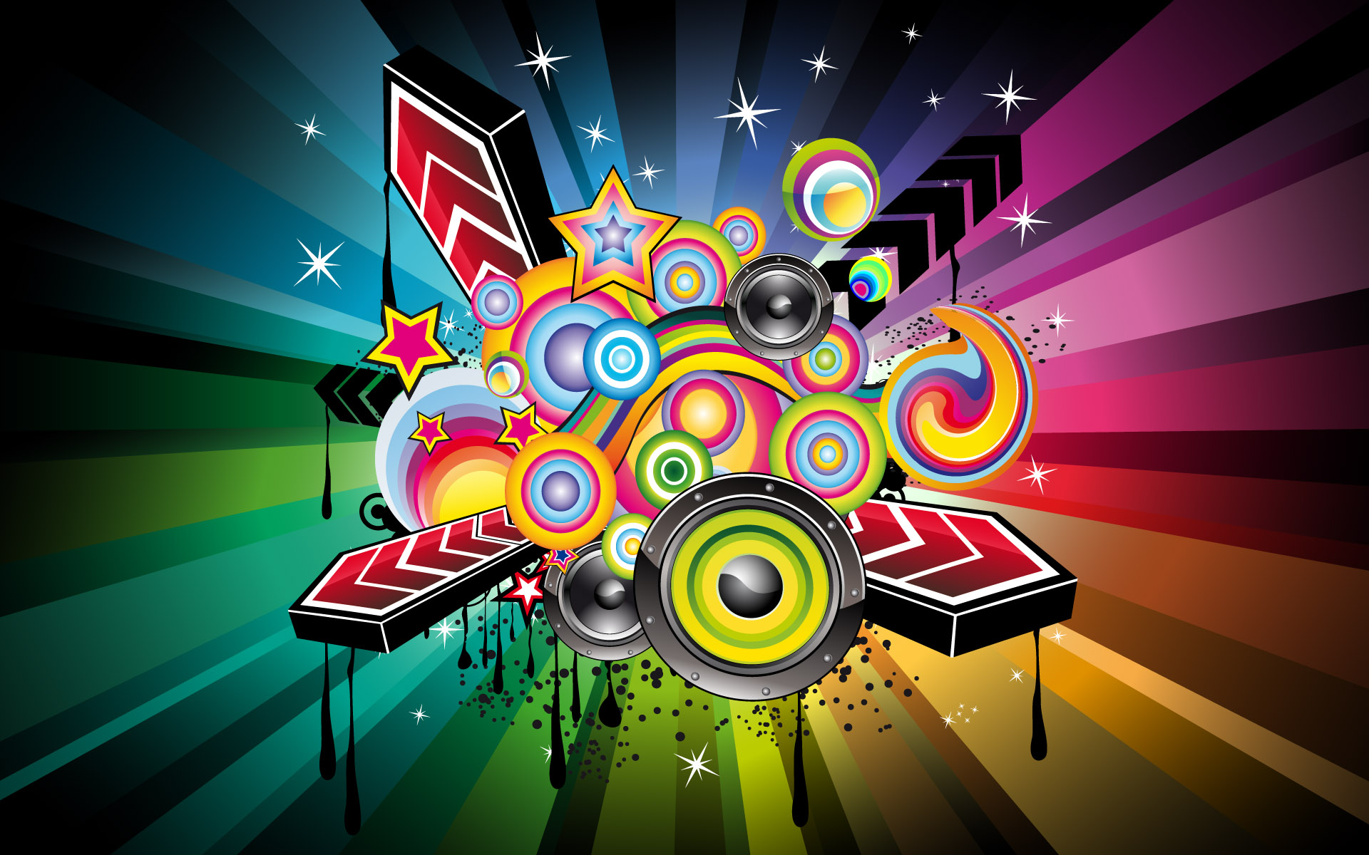 Free download wallpaper Music, Vector, Colors, Colorful, Artistic on your PC desktop