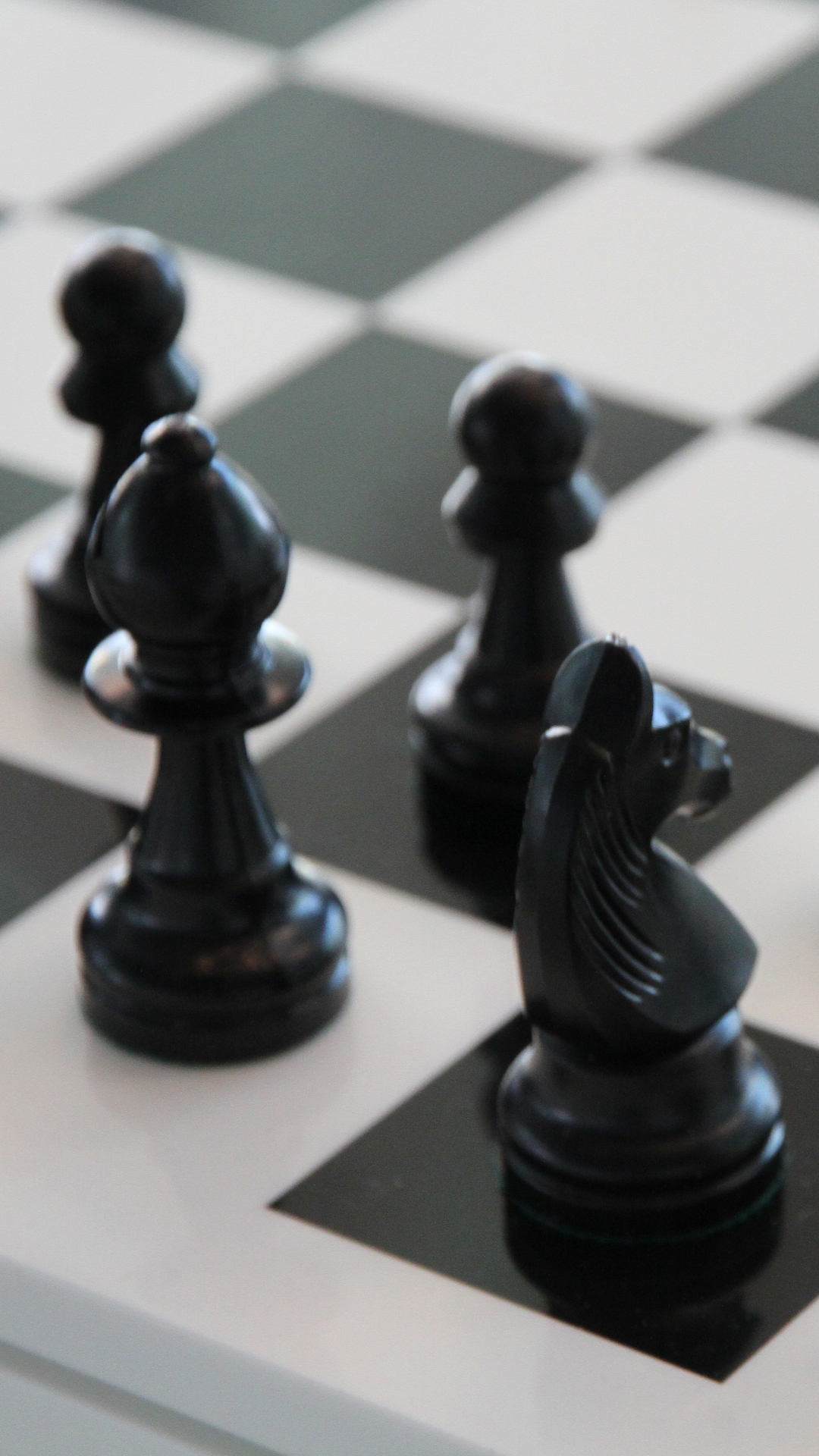 Download mobile wallpaper Chess, Game, Black & White for free.