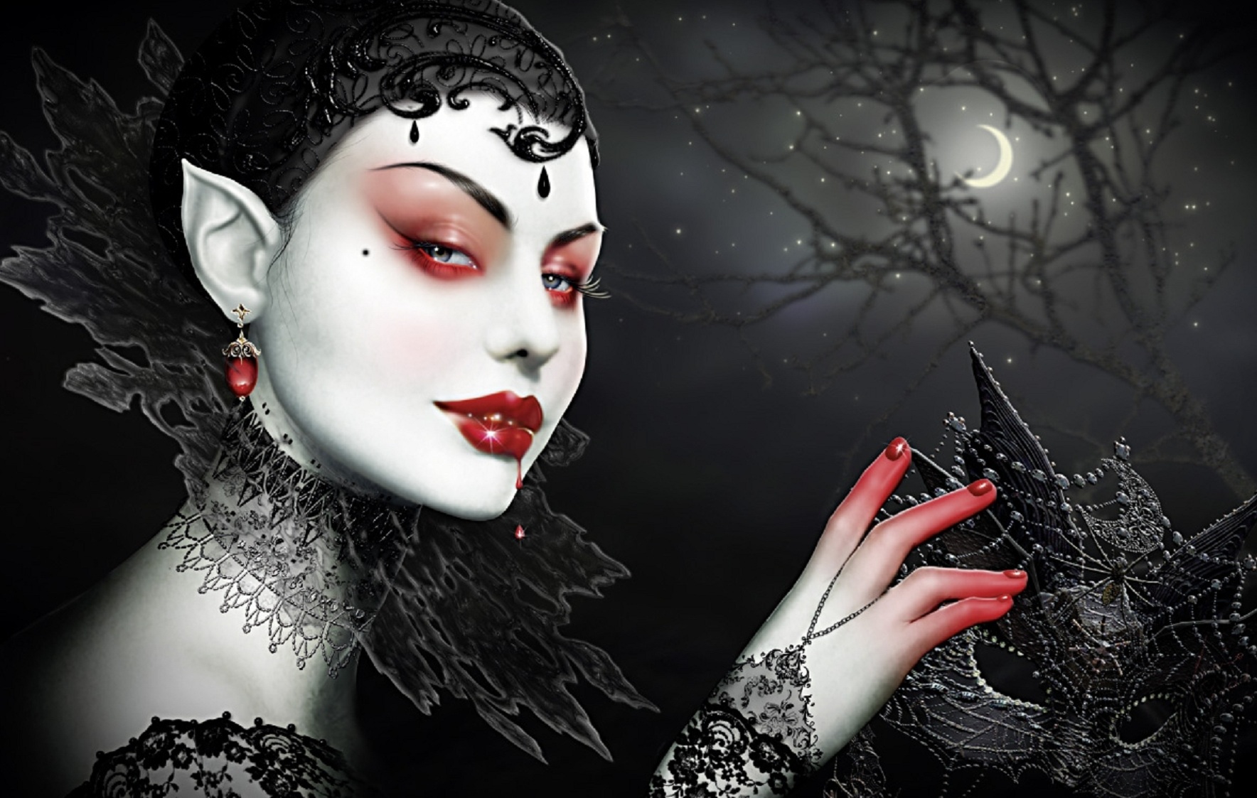 Download mobile wallpaper Vampire, Fantasy for free.