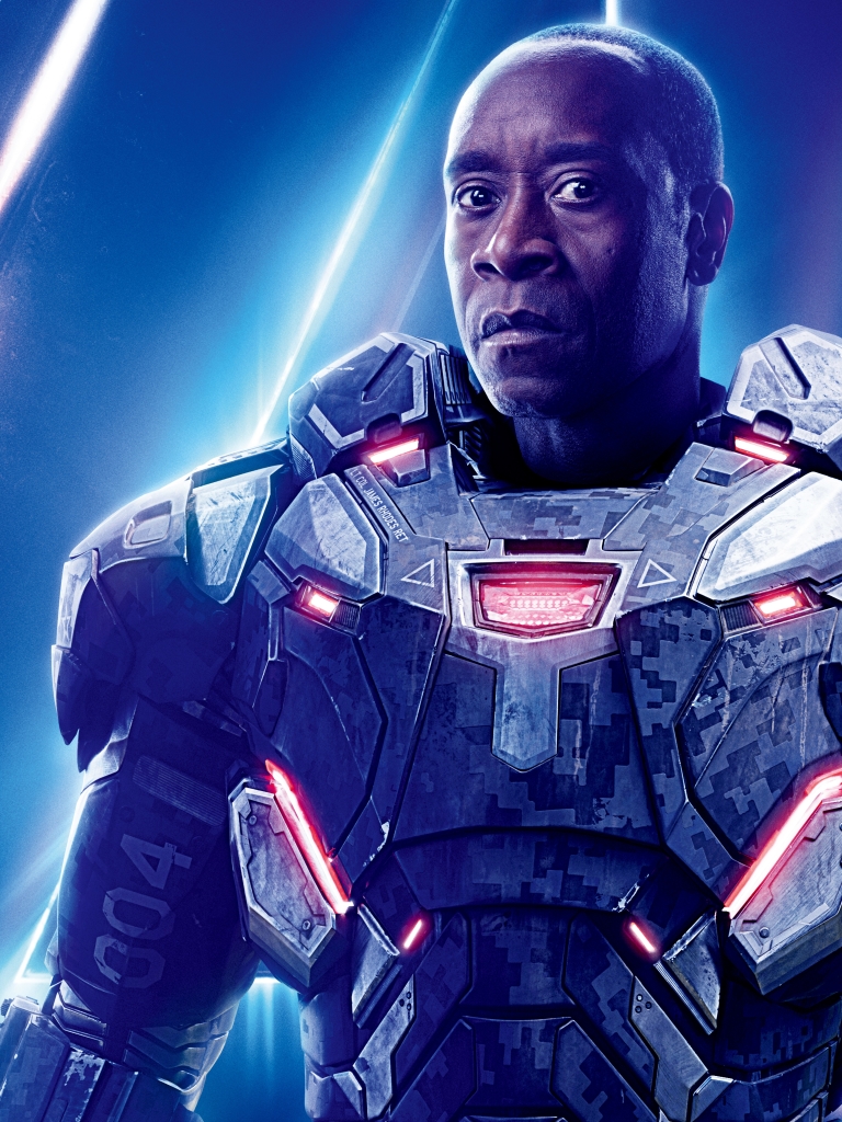 Baixar papel de parede para celular de Os Vingadores, Filme, Máquina De Guerra, Don Cheadle, Vingadores: Guerra Infinita gratuito.