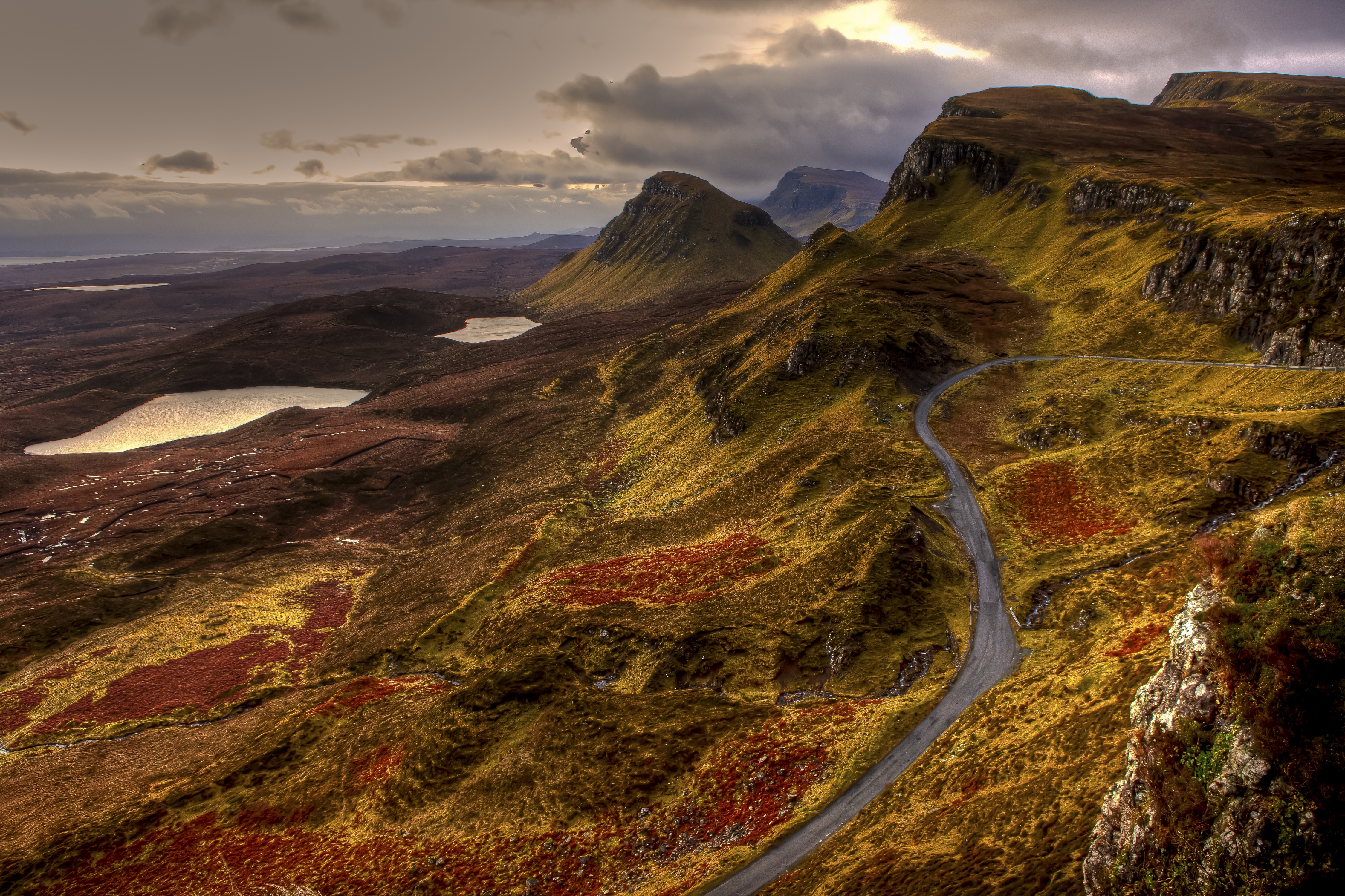 Free download wallpaper Landscape, Nature, Horizon, Mountain, Lake, Road, Photography on your PC desktop