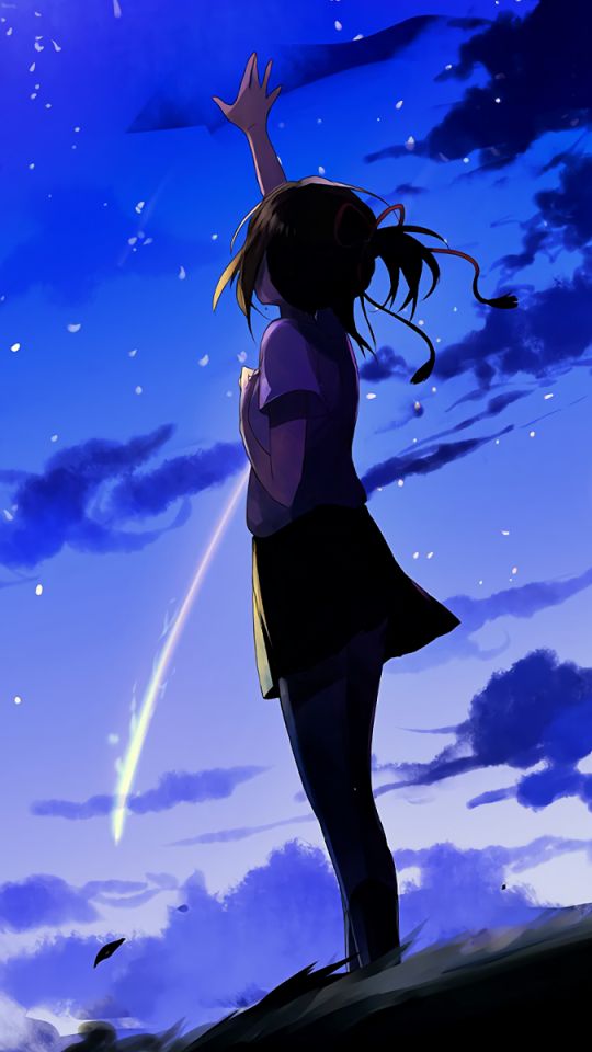 Descarga gratuita de fondo de pantalla para móvil de Animado, Kimi No Na Wa, Mitsuha Miyamizu.