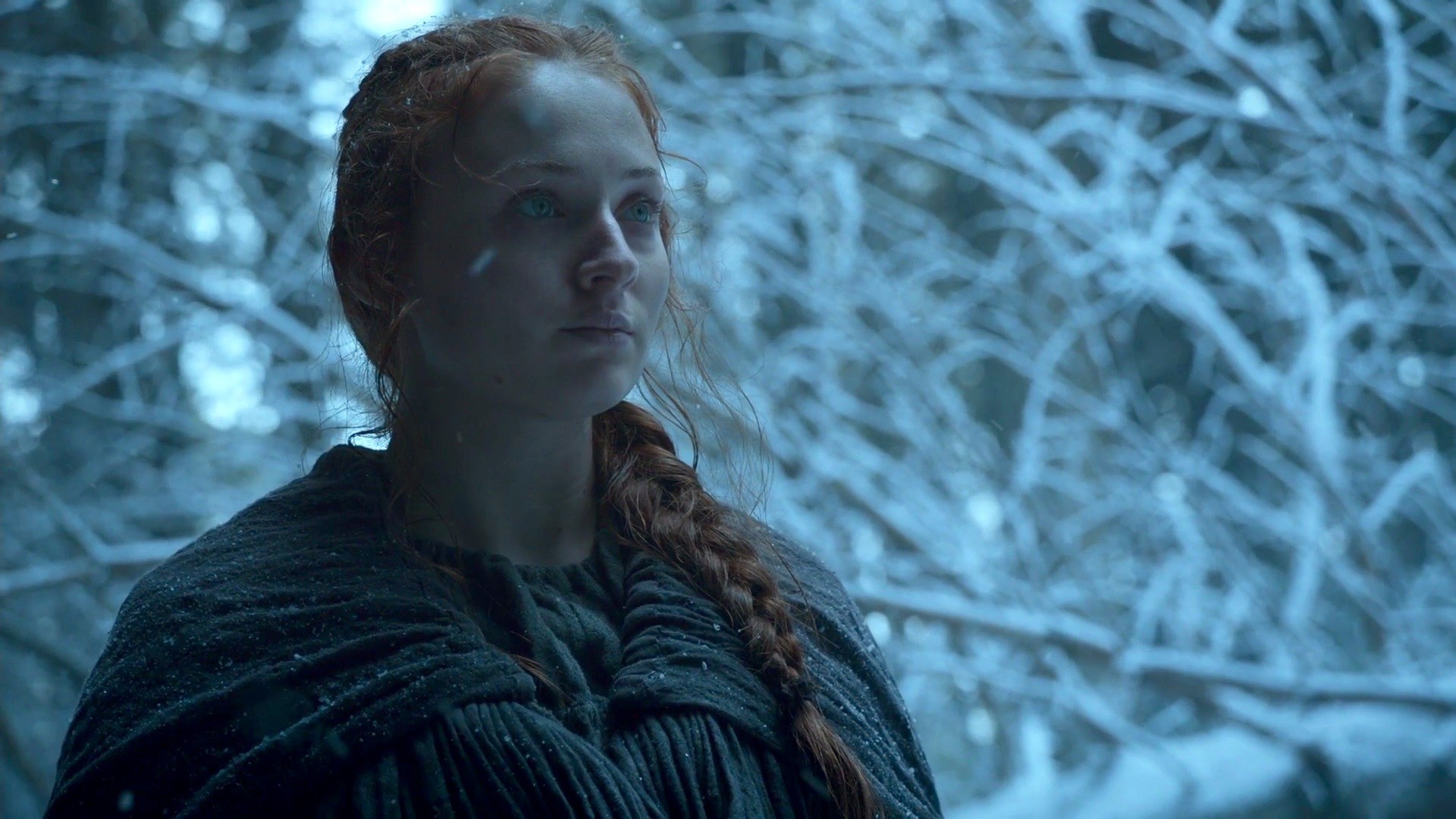 Laden Sie das Rothaarige, Fernsehserien, Game Of Thrones: Das Lied Von Eis Und Feuer, Sansa Stark, Sophie Turner-Bild kostenlos auf Ihren PC-Desktop herunter