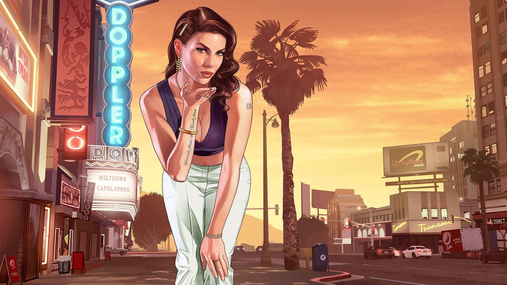 Скачать картинку Видеоигры, Grand Theft Auto, Grand Theft Auto V в телефон бесплатно.