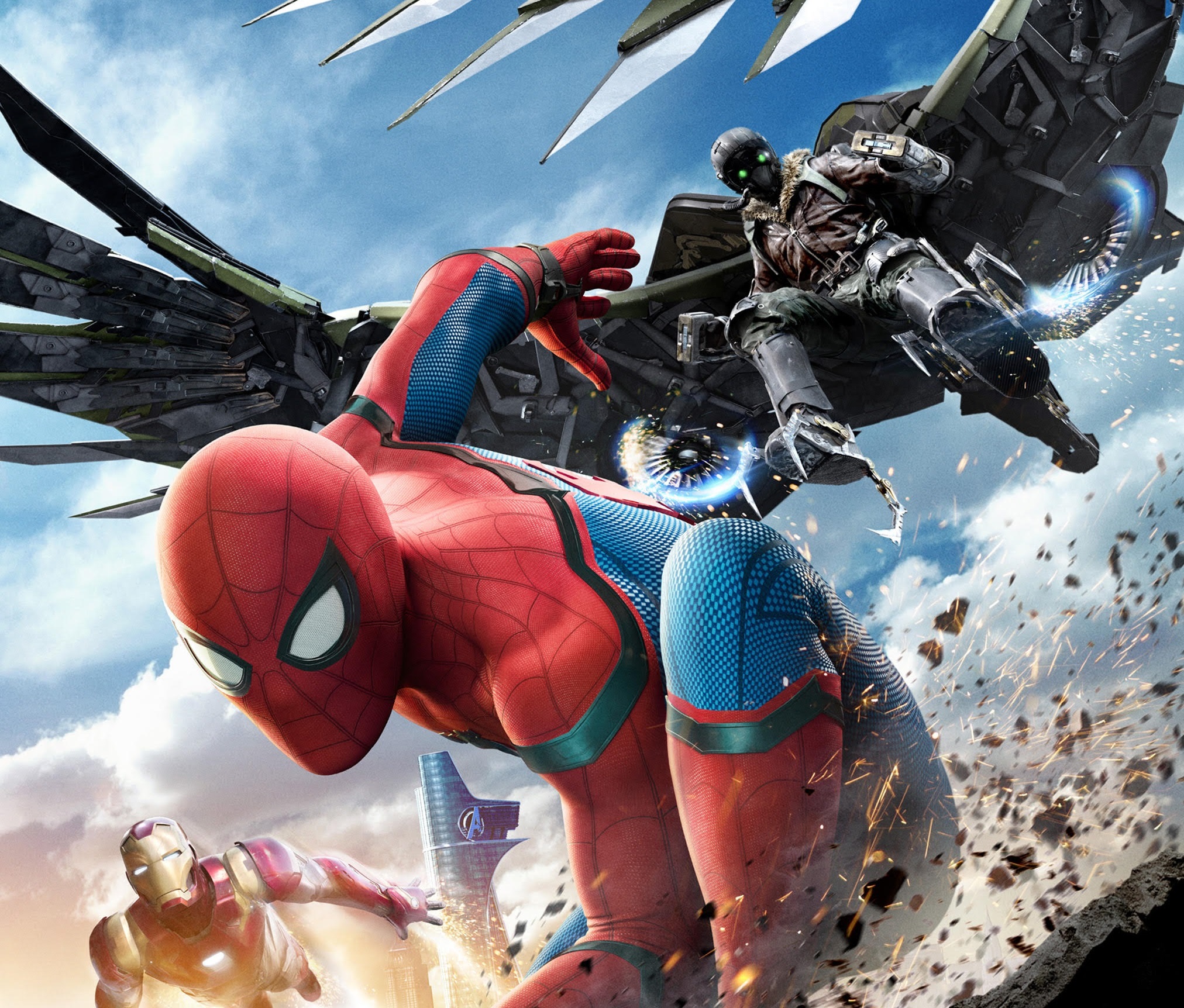 Die besten Spider Man: Homecoming-Hintergründe für den Telefonbildschirm