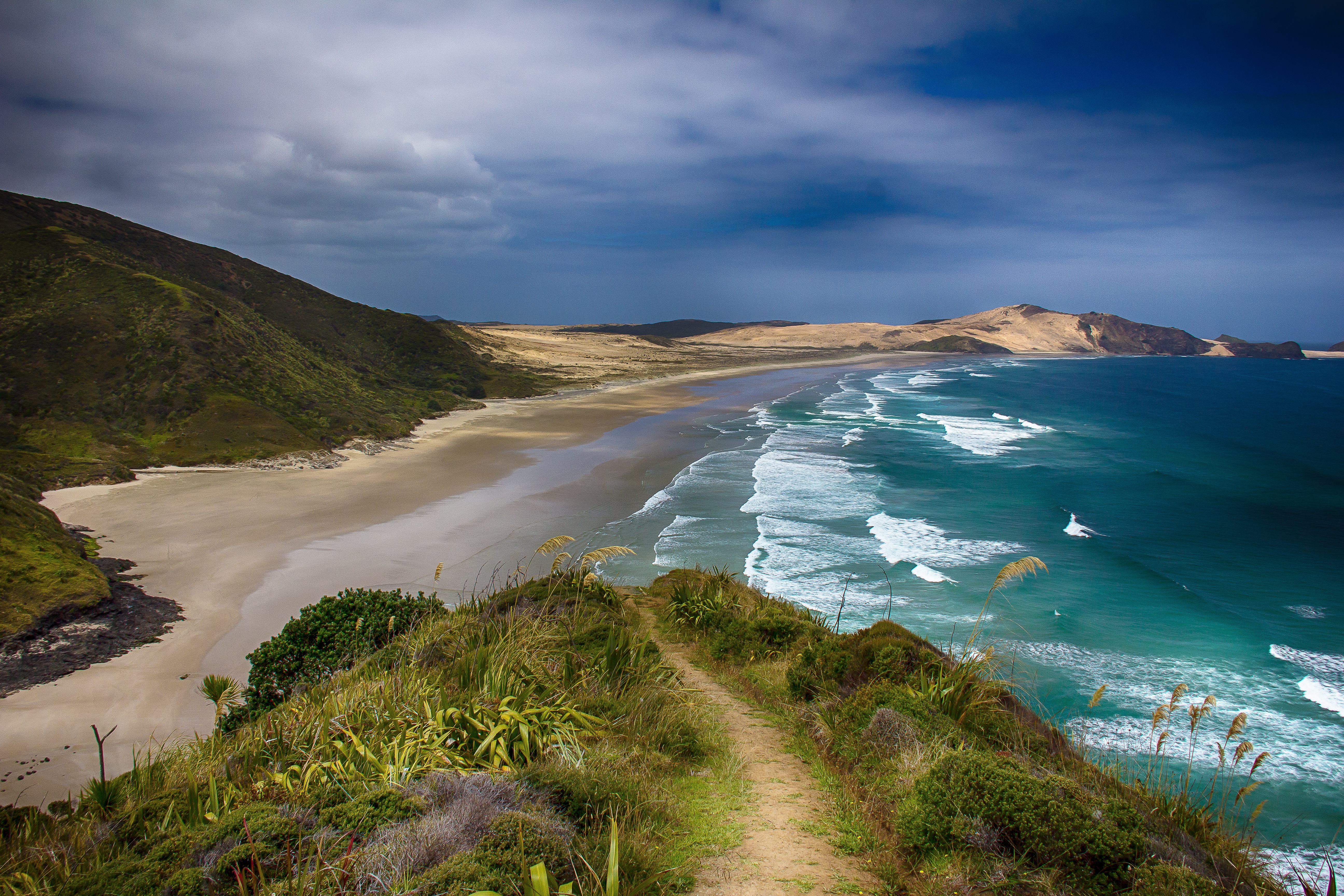 1525034 скачать картинку пляж, береговая линия, новая зеландия, земля/природа - обои и заставки бесплатно