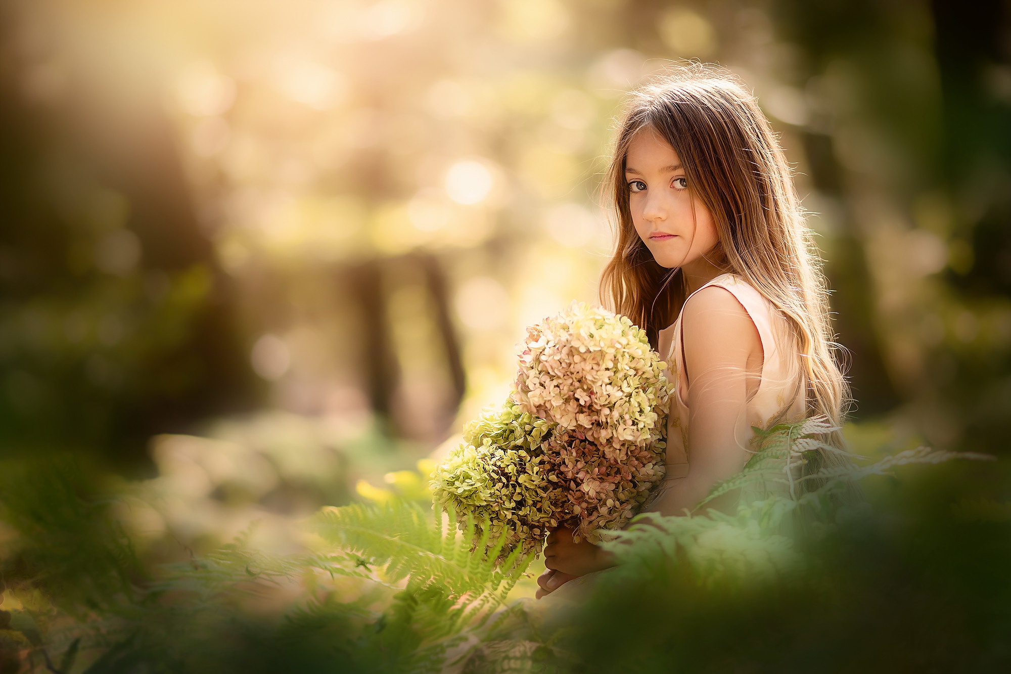 Free download wallpaper Flower, Child, Photography, Depth Of Field on your PC desktop