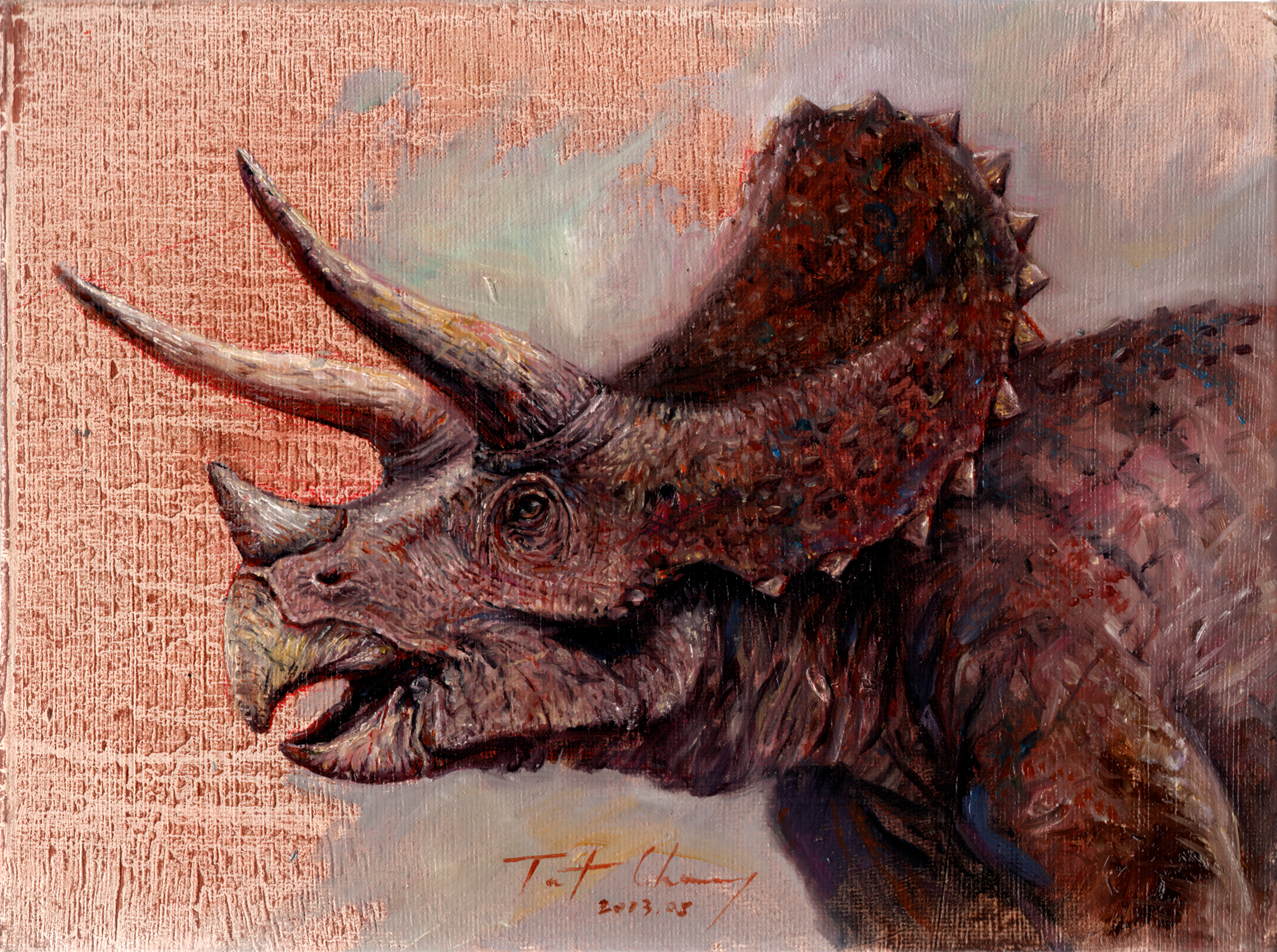 Die besten Triceratops-Hintergründe für den Telefonbildschirm