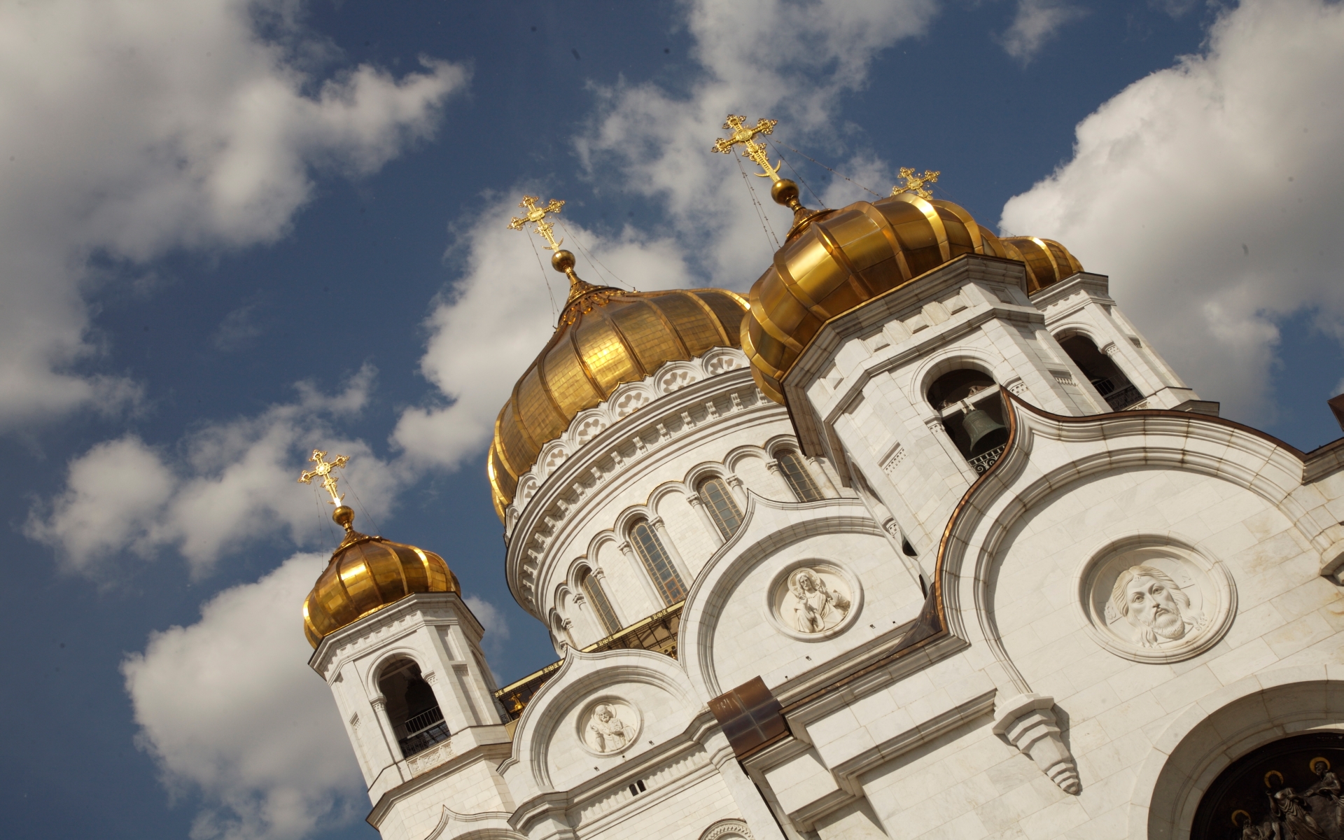 Handy-Wallpaper Christ Erlöser Kathedrale (Moskau), Kathedralen, Religiös kostenlos herunterladen.