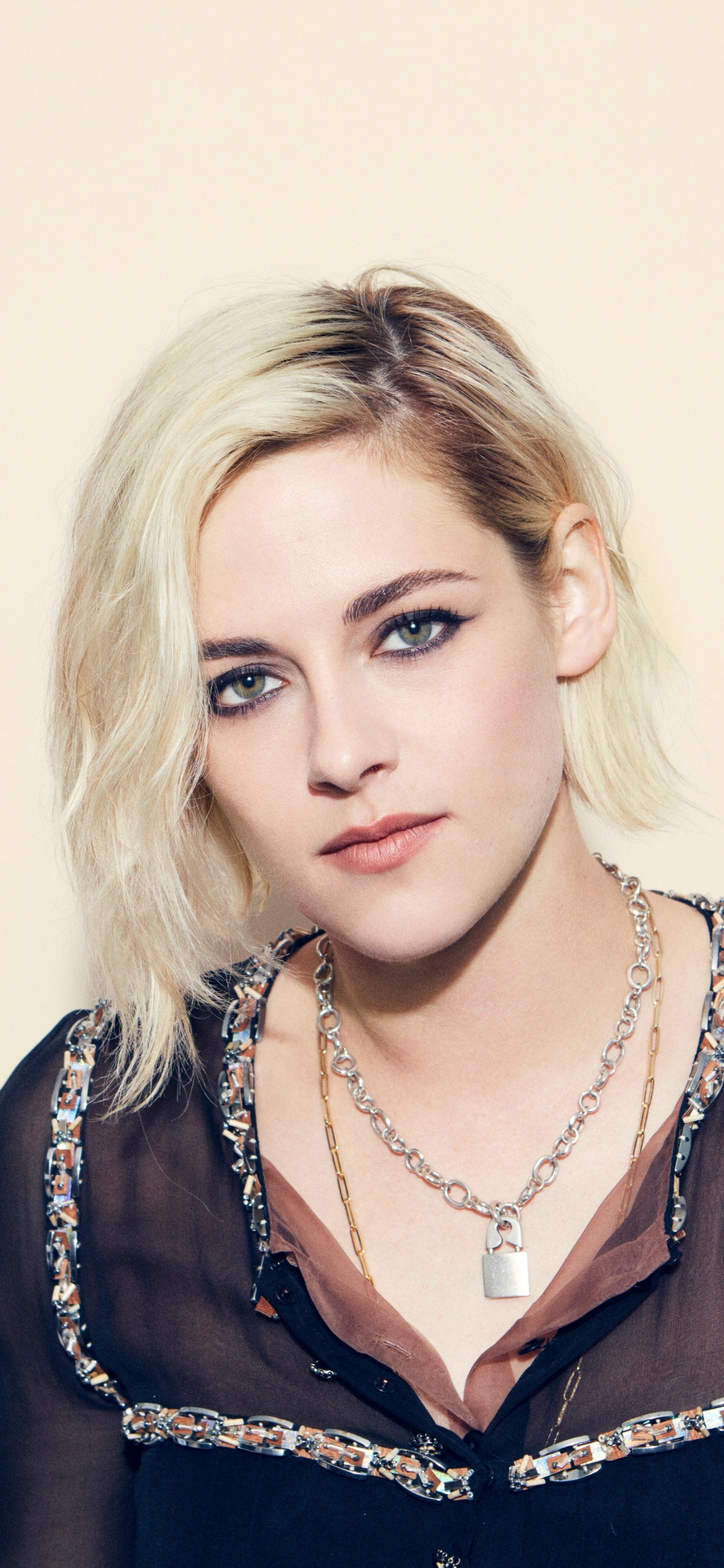 Download mobile wallpaper Kristen Stewart, Blonde, Green Eyes, American, Celebrity, Actress for free.