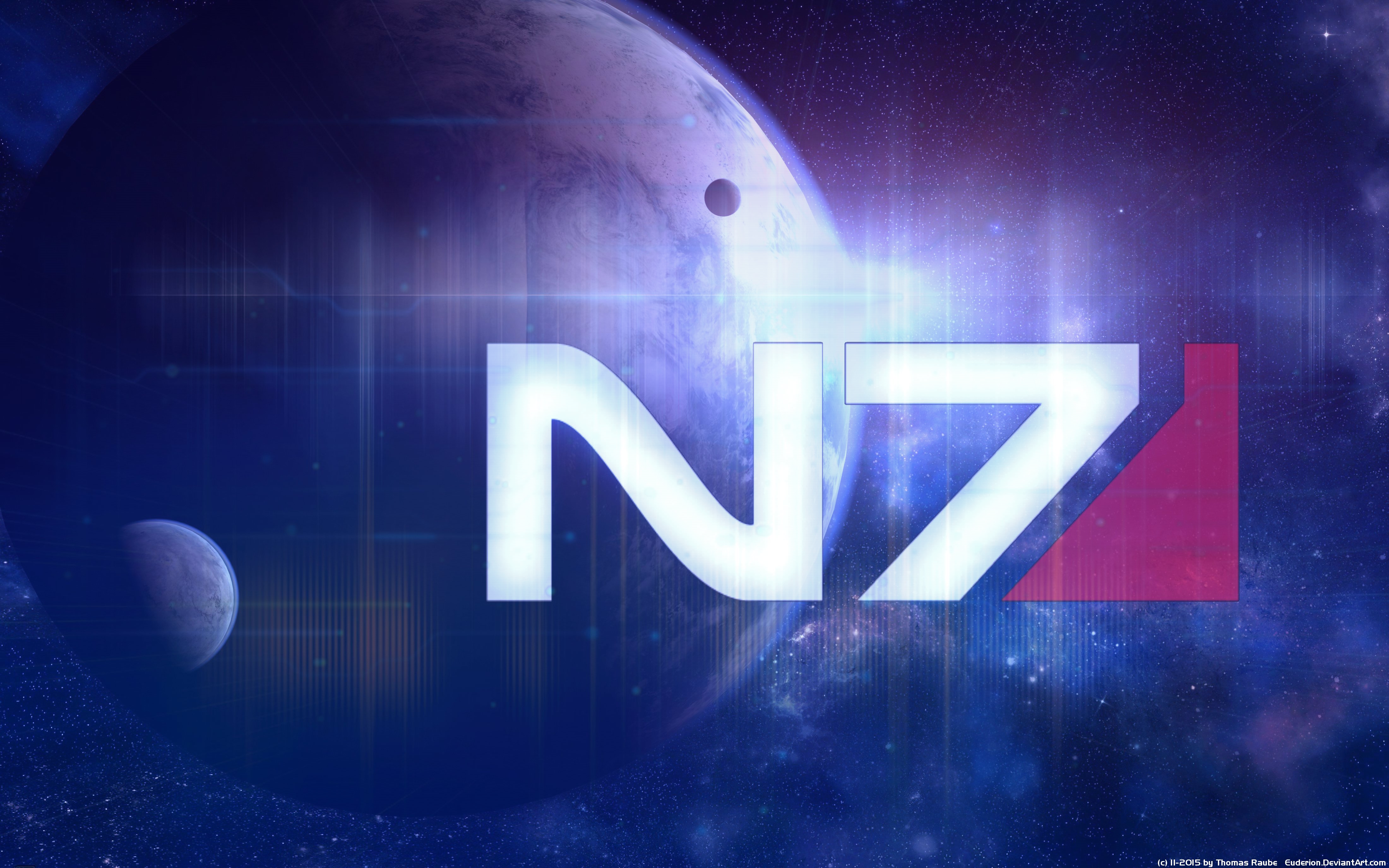 Популярні заставки і фони N7 (Mass Effect) на комп'ютер